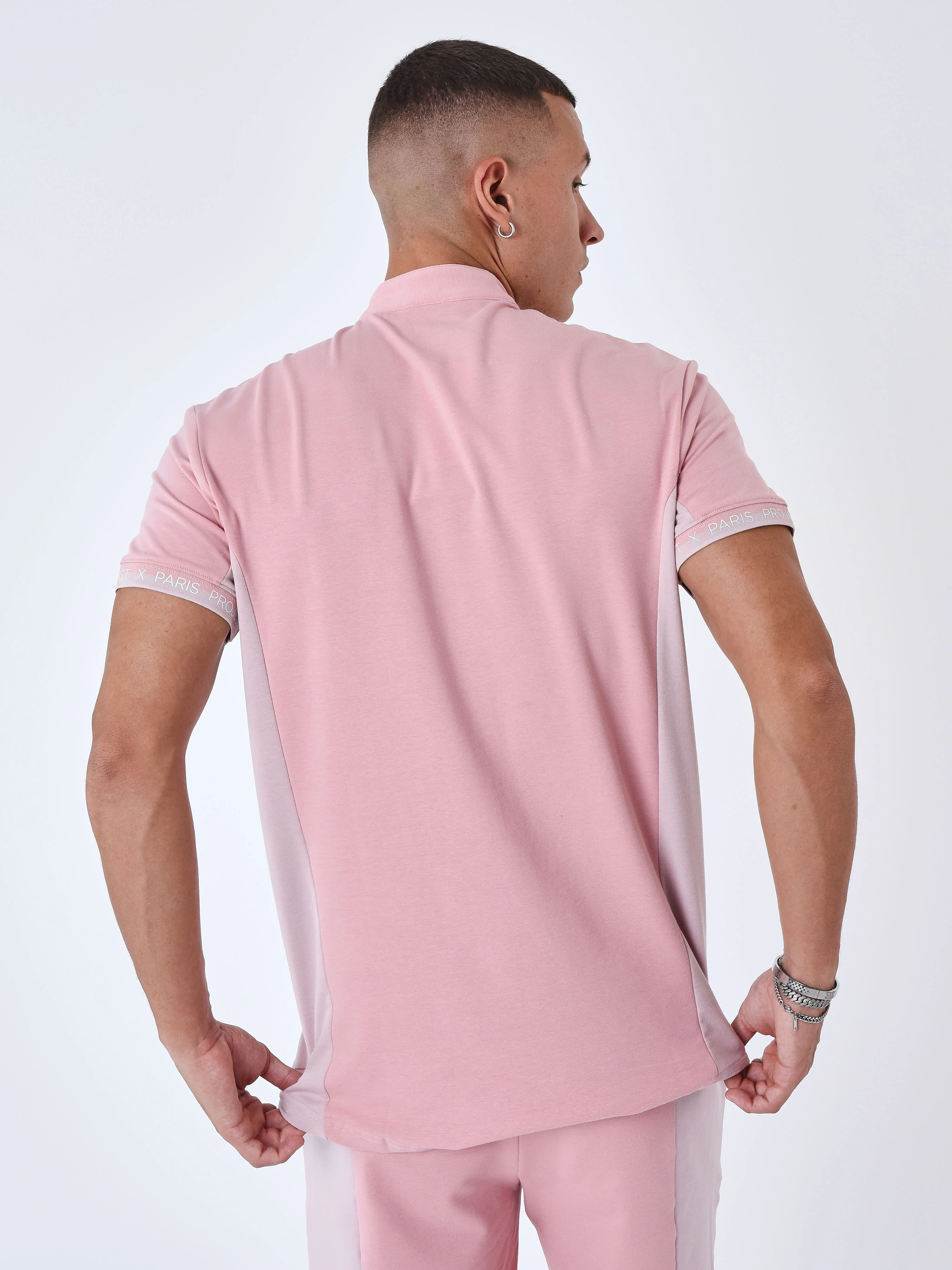 Chemise Col mao Bicolore - Image 5