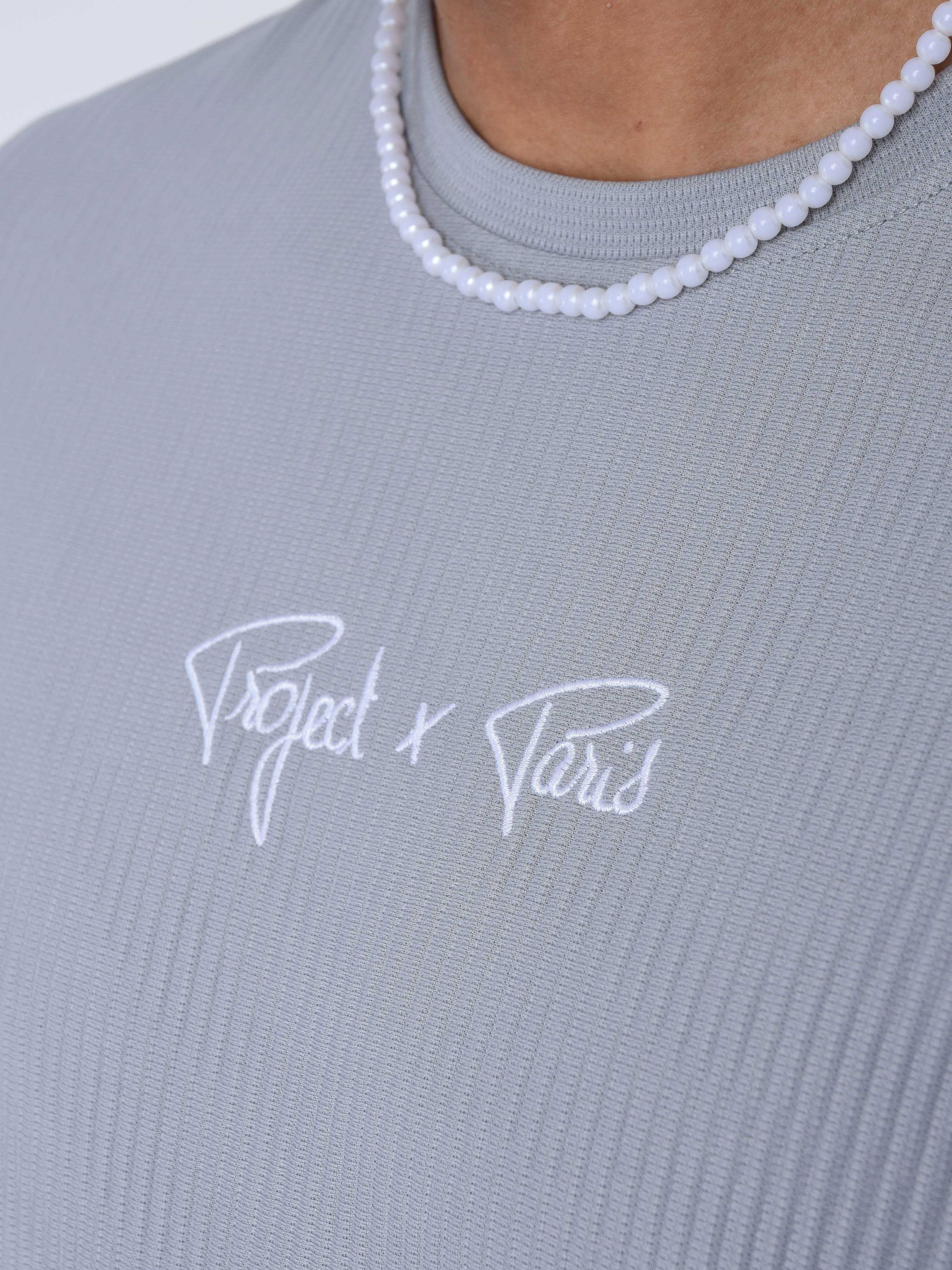 T-shirt uni texturé - Image 6