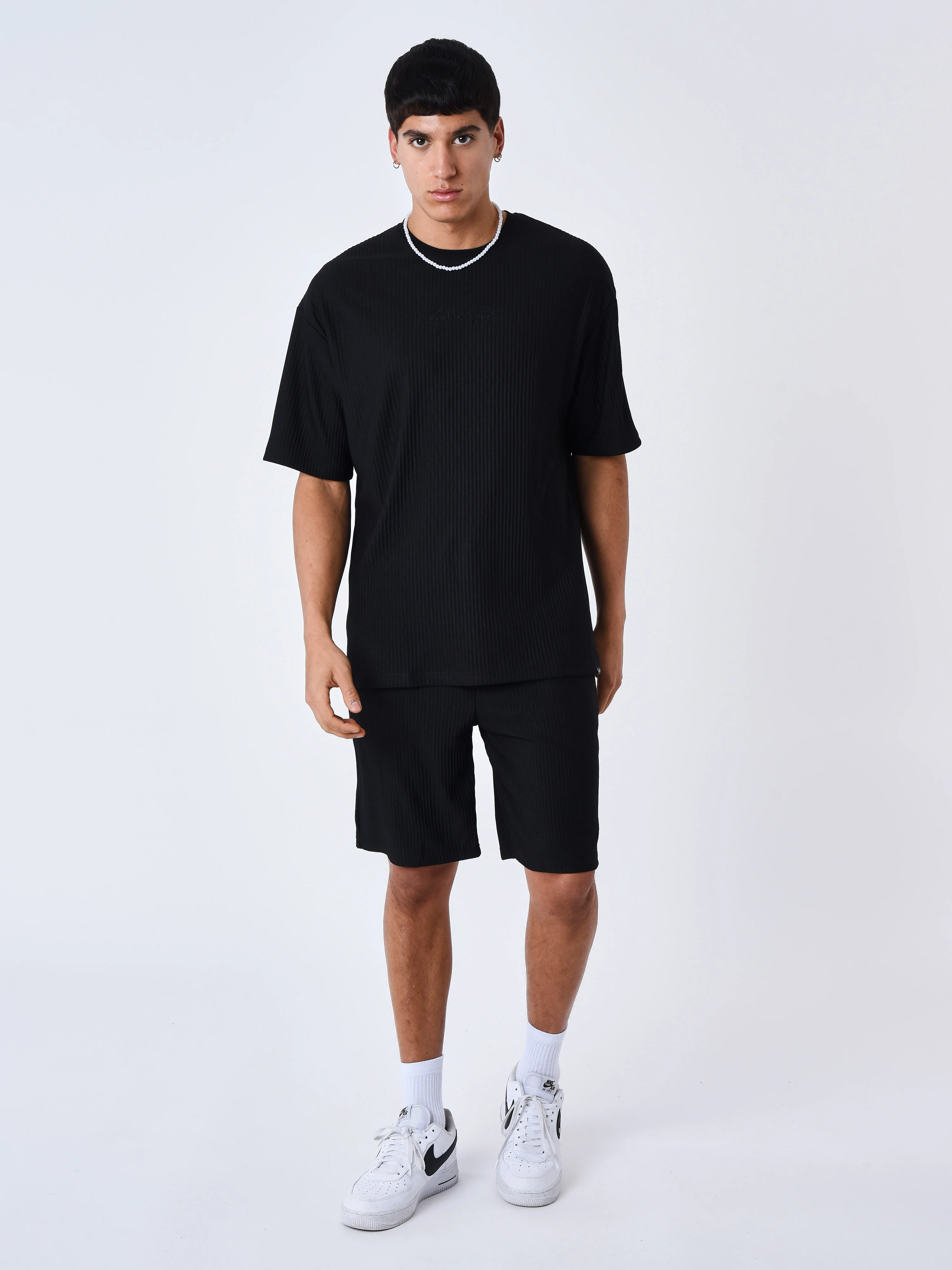 T-shirt uni texturé - Image 3
