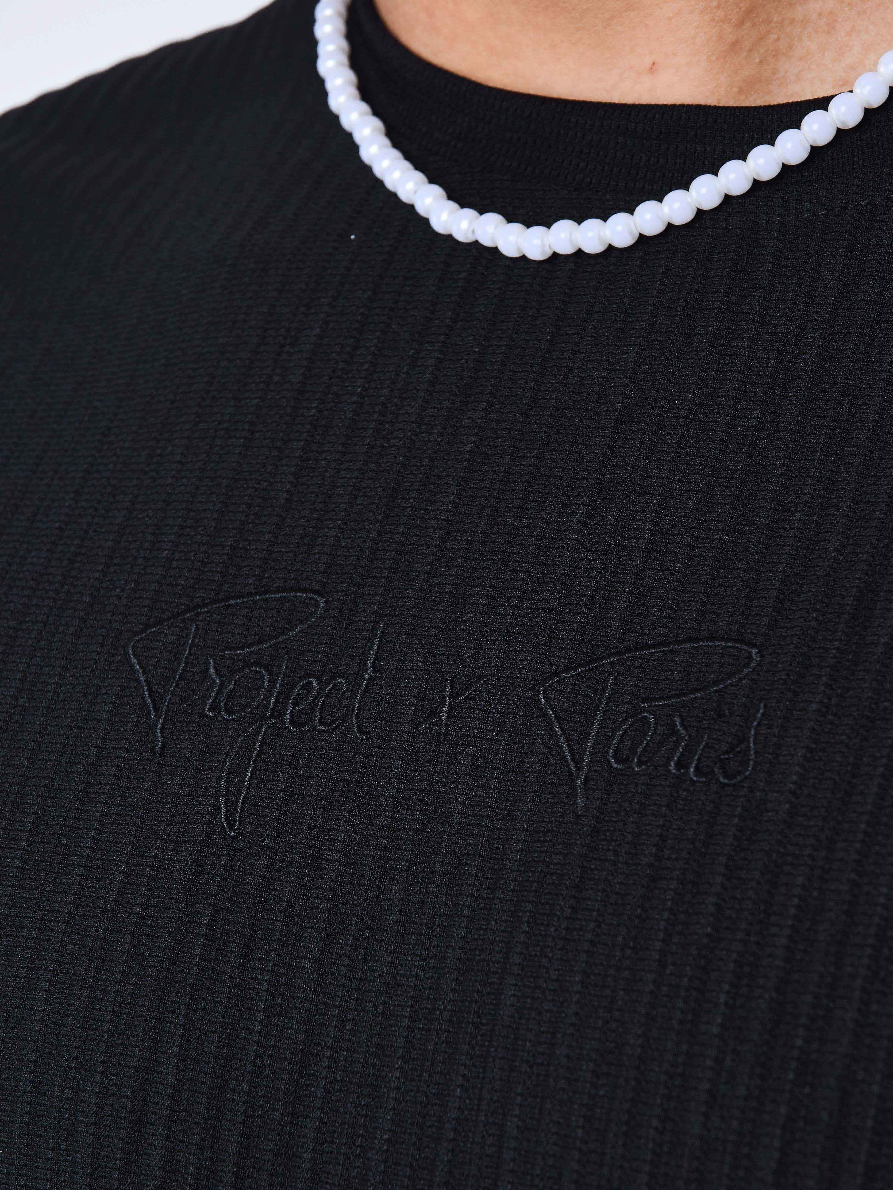 T-shirt uni texturé - Image 6