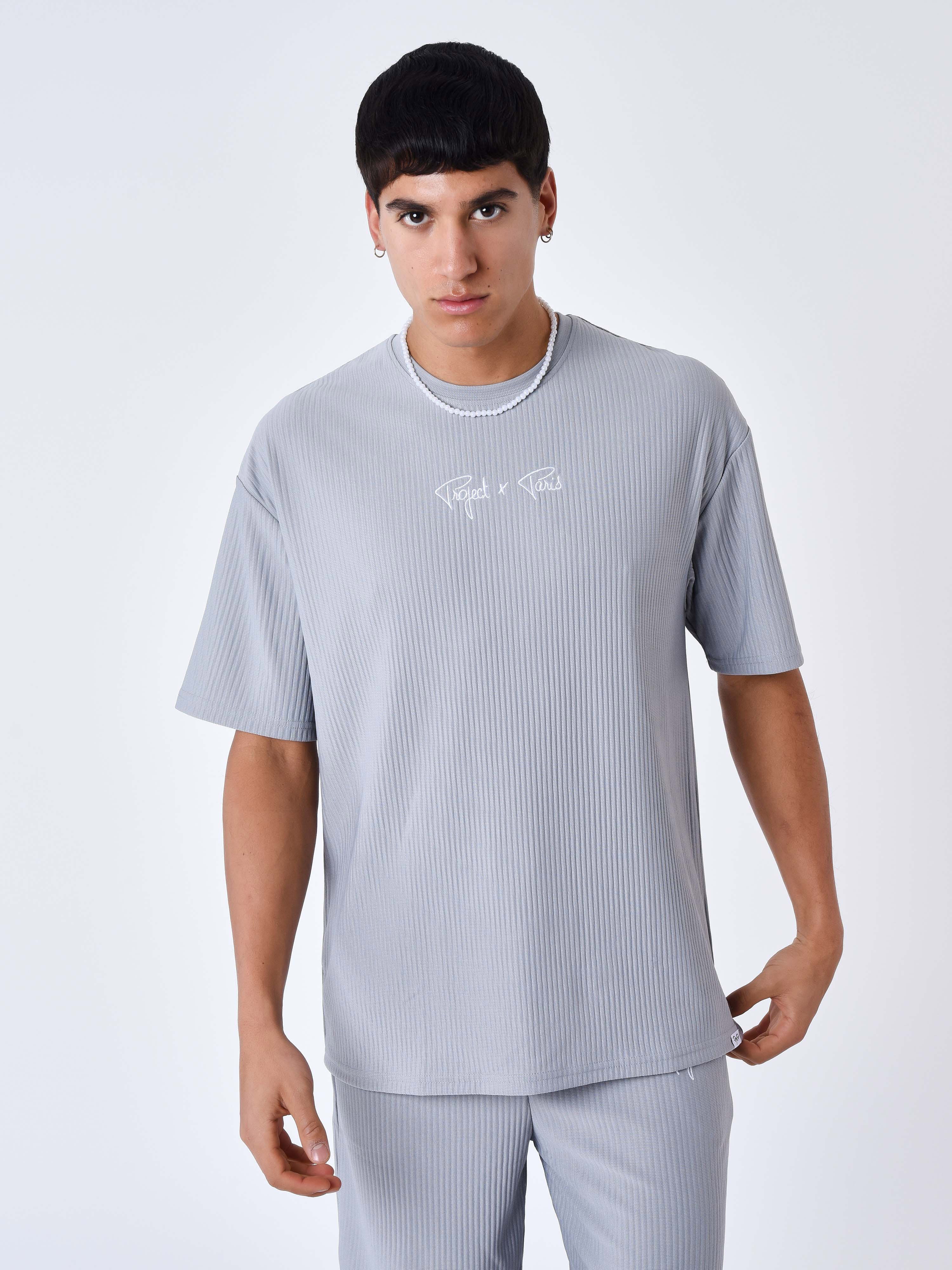 T-shirt uni texturé - Image 14