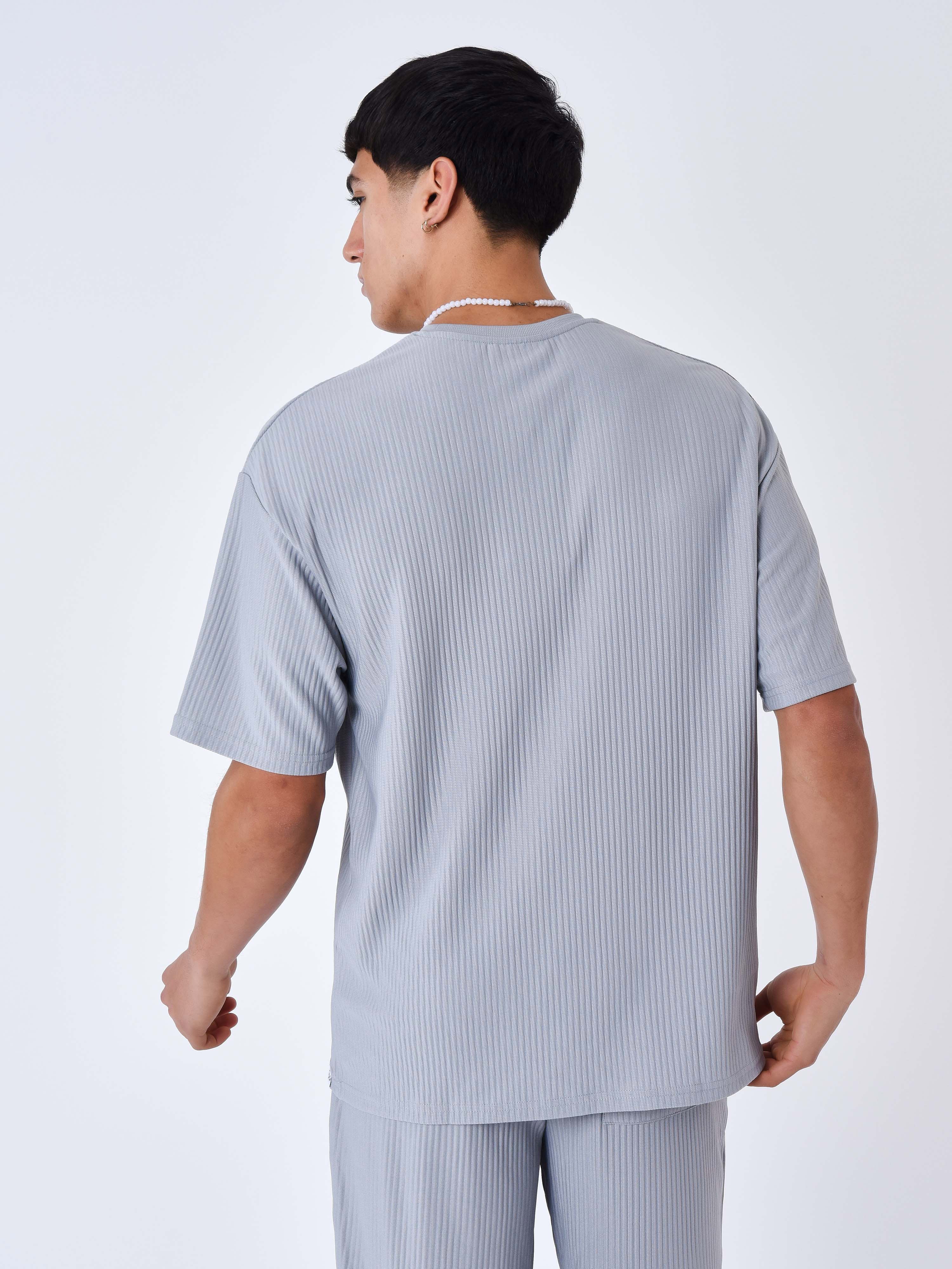 T-shirt uni texturé - Image 17