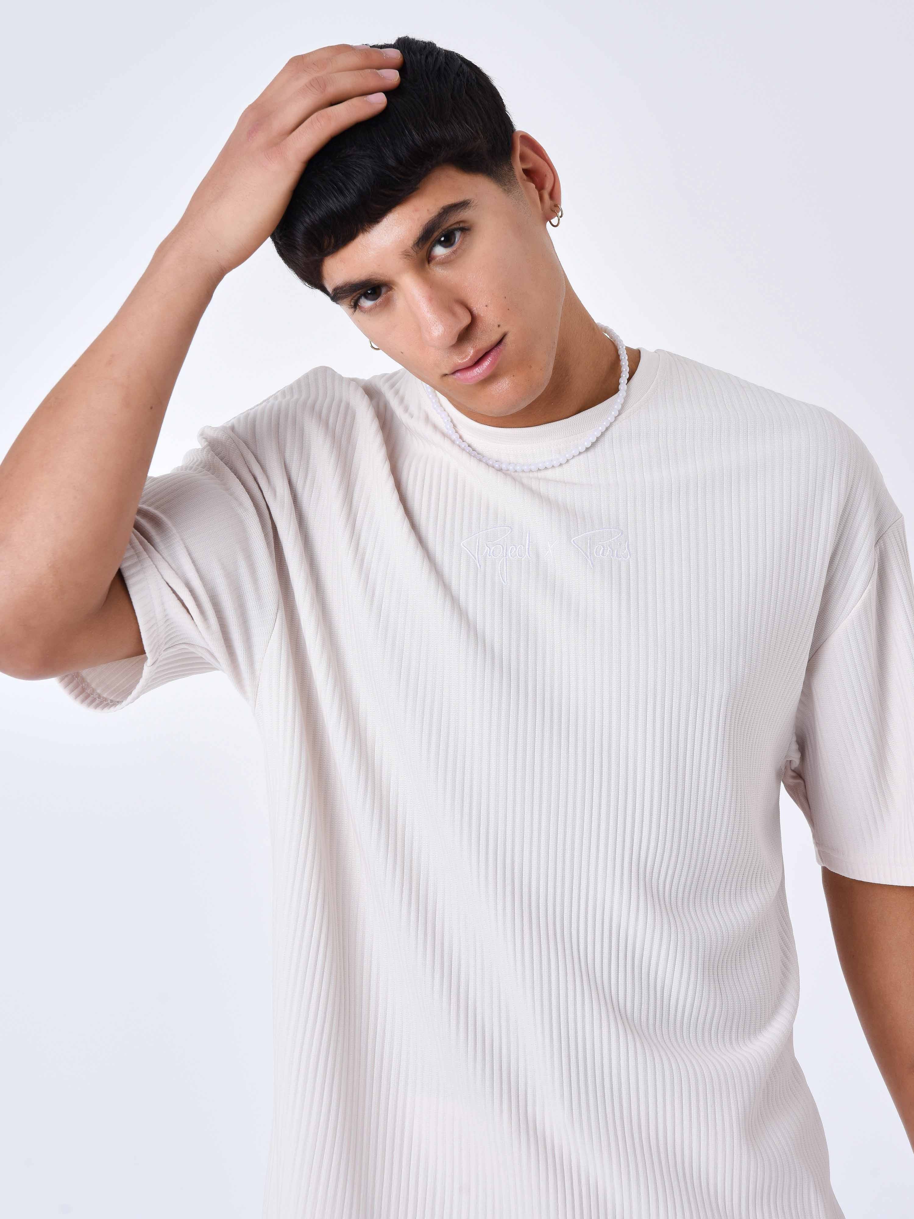 T-shirt uni texturé - Image 18