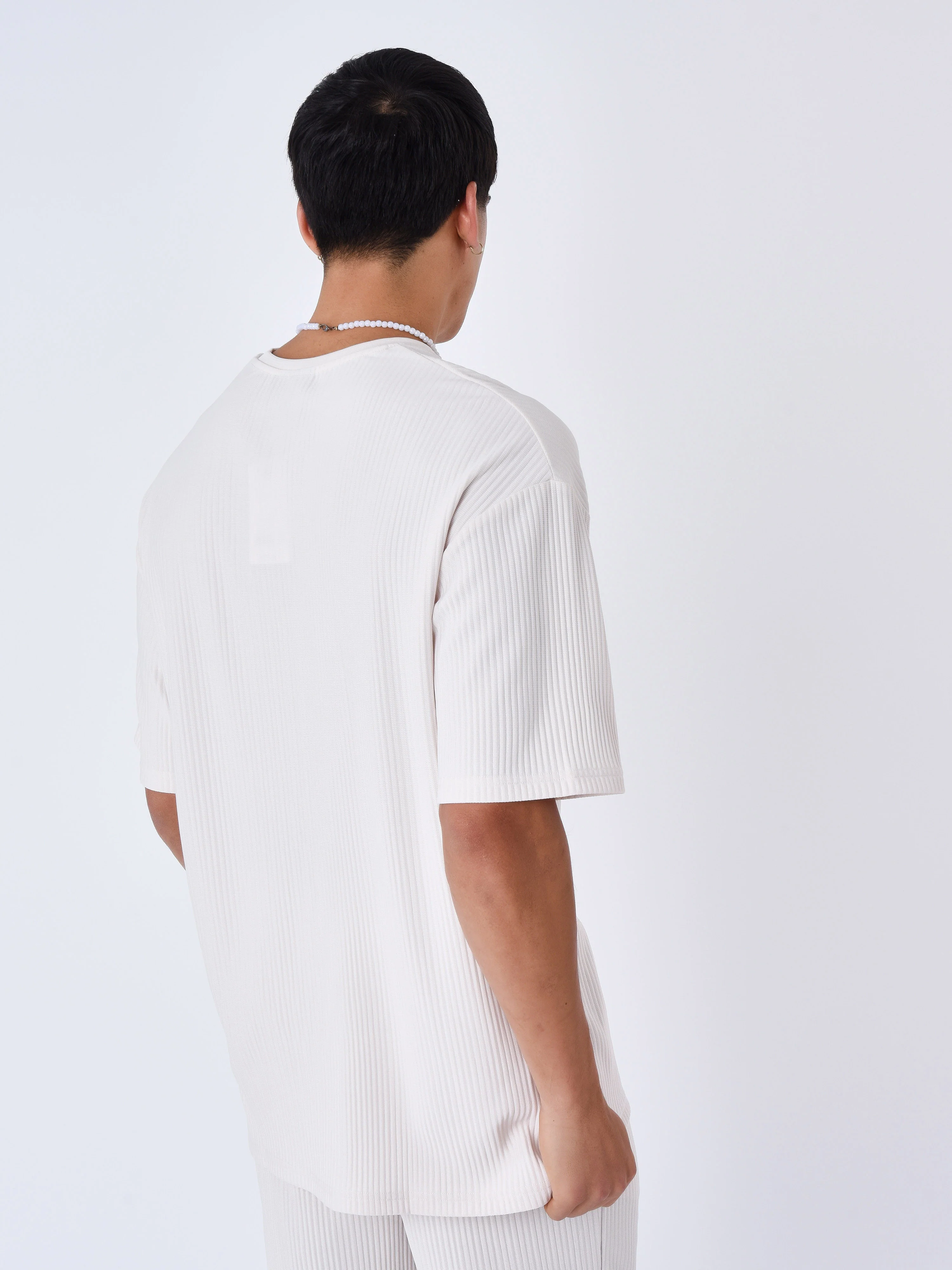 T-shirt uni texturé - Image 23