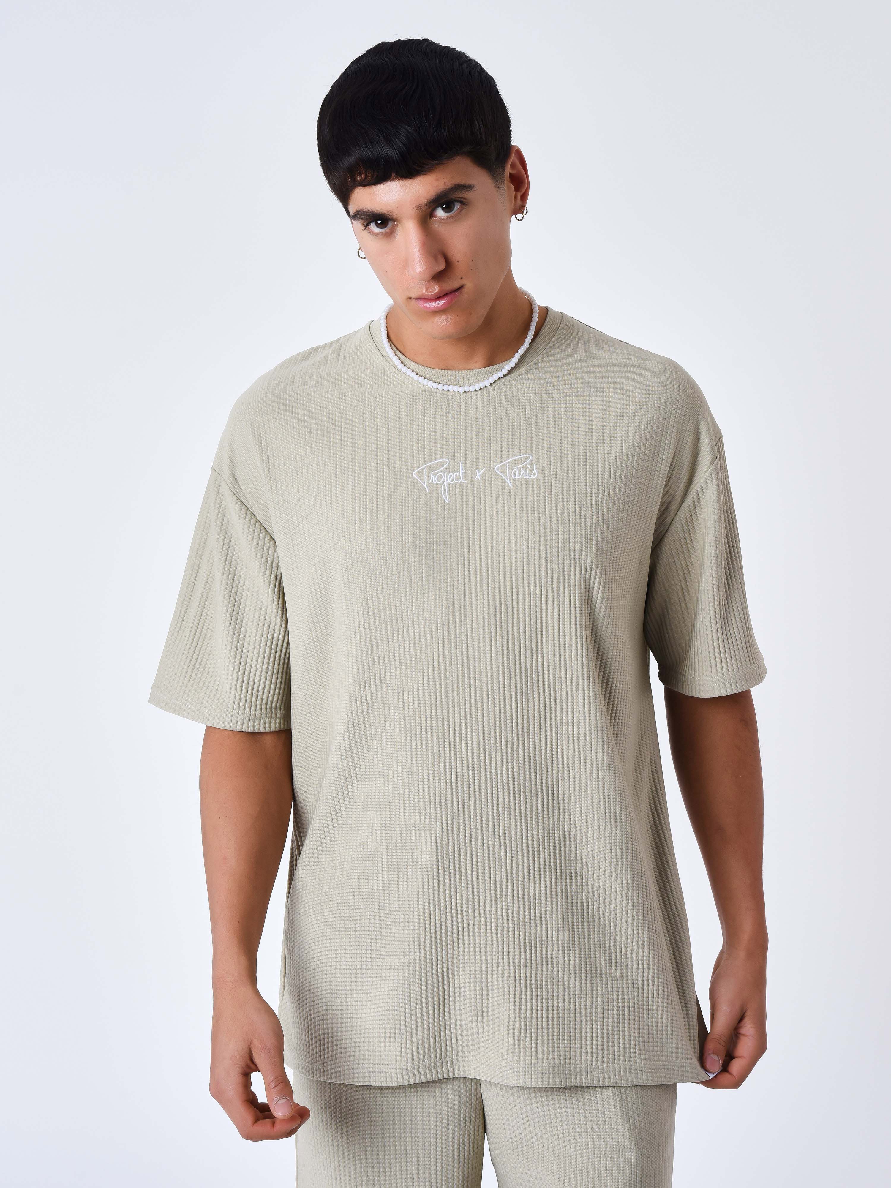 T-shirt uni texturé - Image 26
