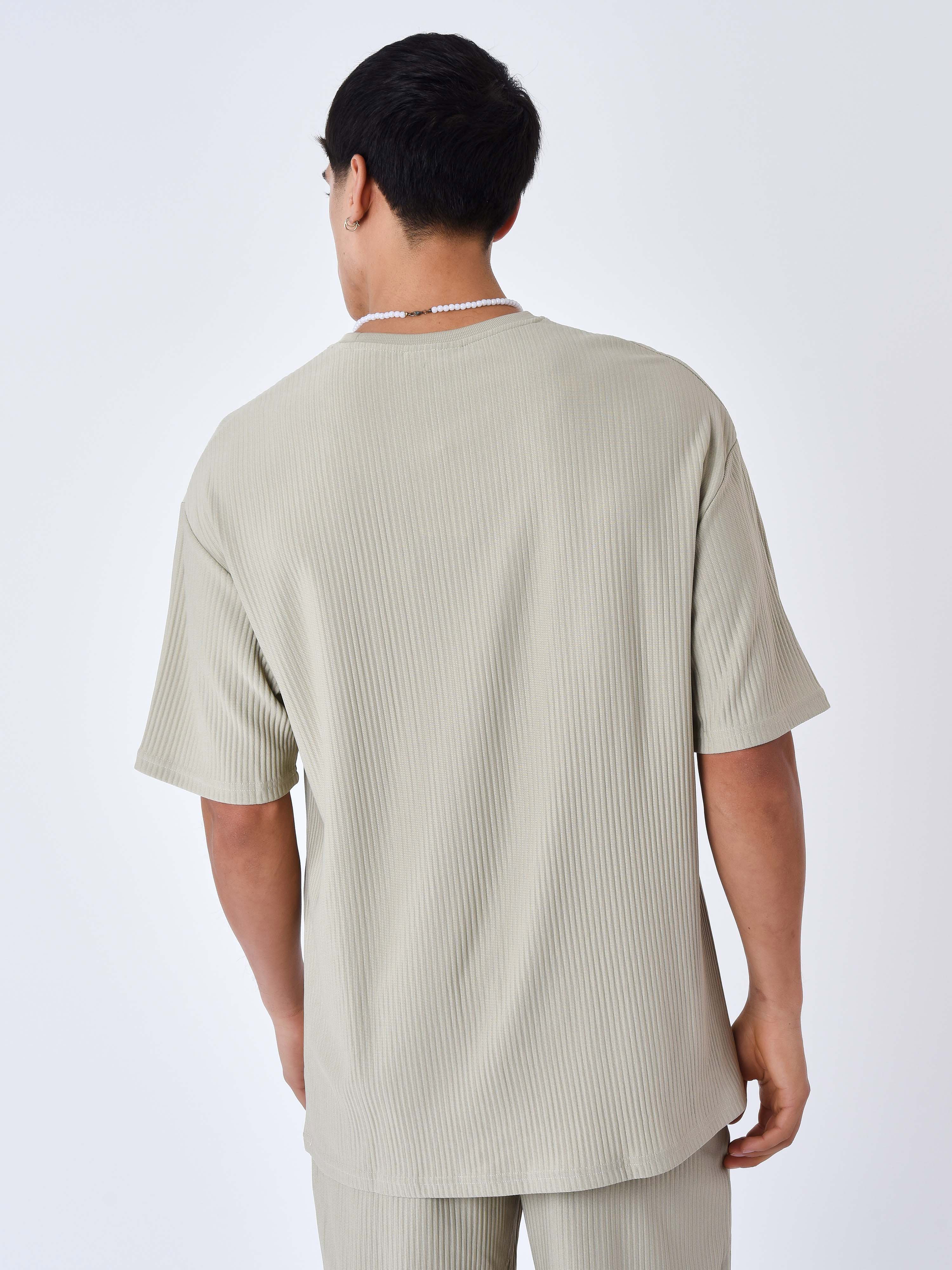 T-shirt uni texturé - Image 29