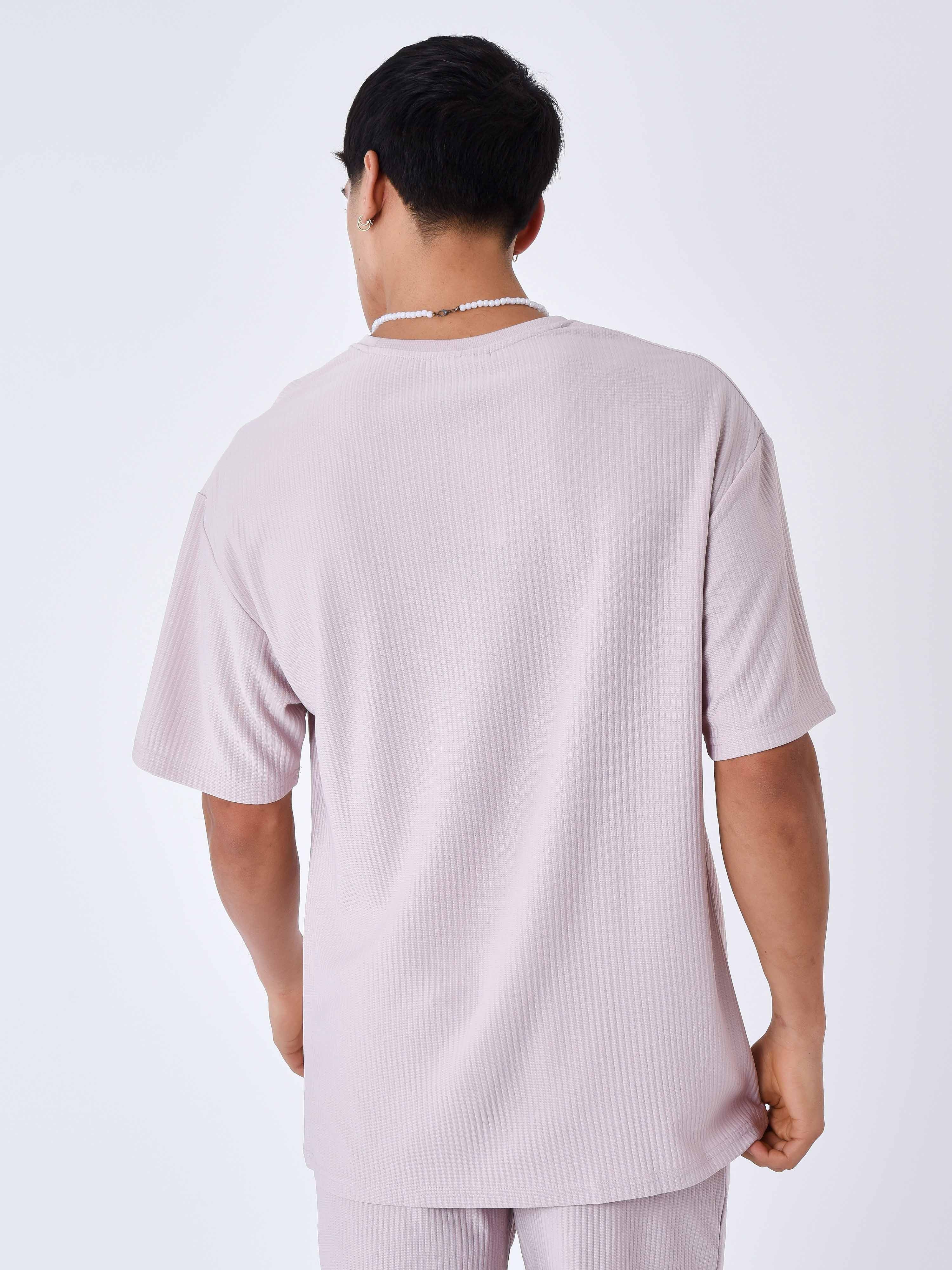 T-shirt uni texturé - Image 35
