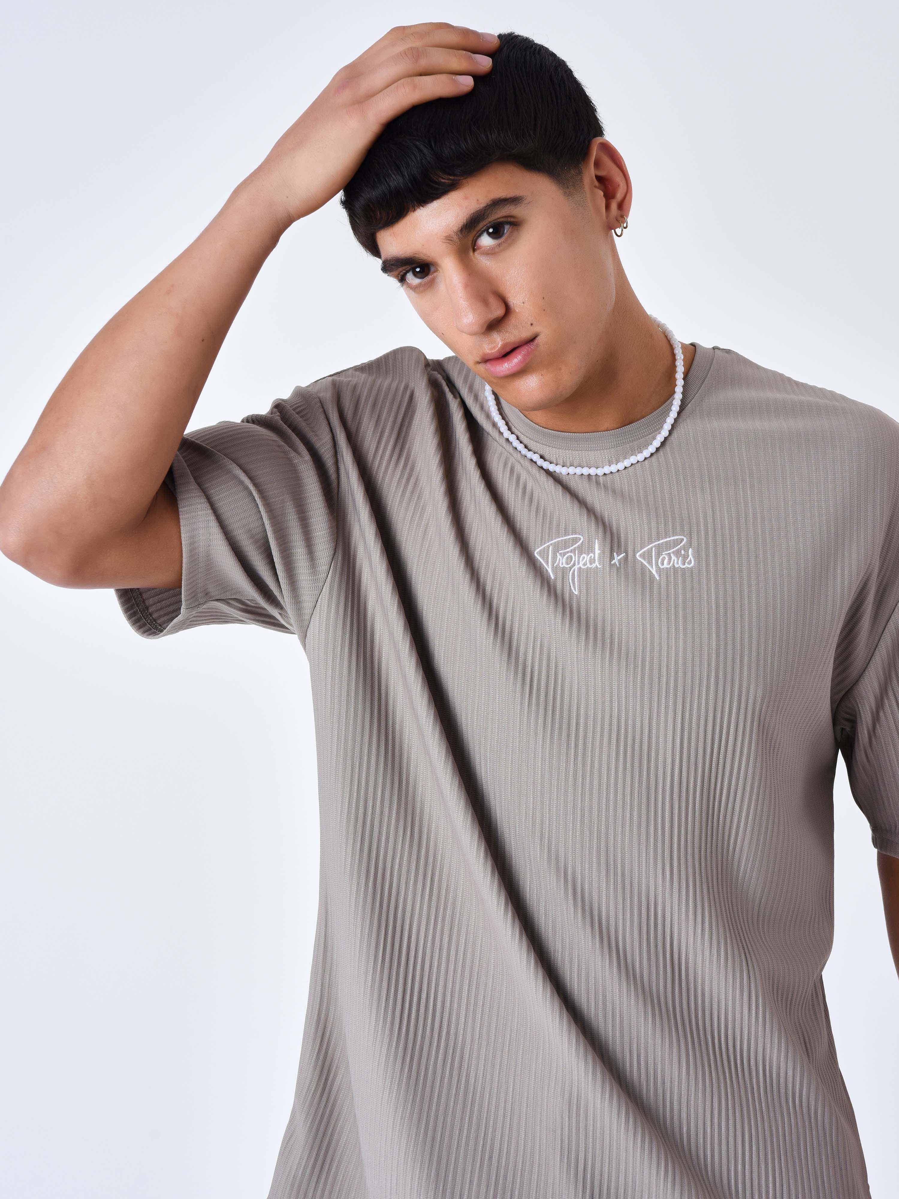 T-shirt uni texturé - Image 37