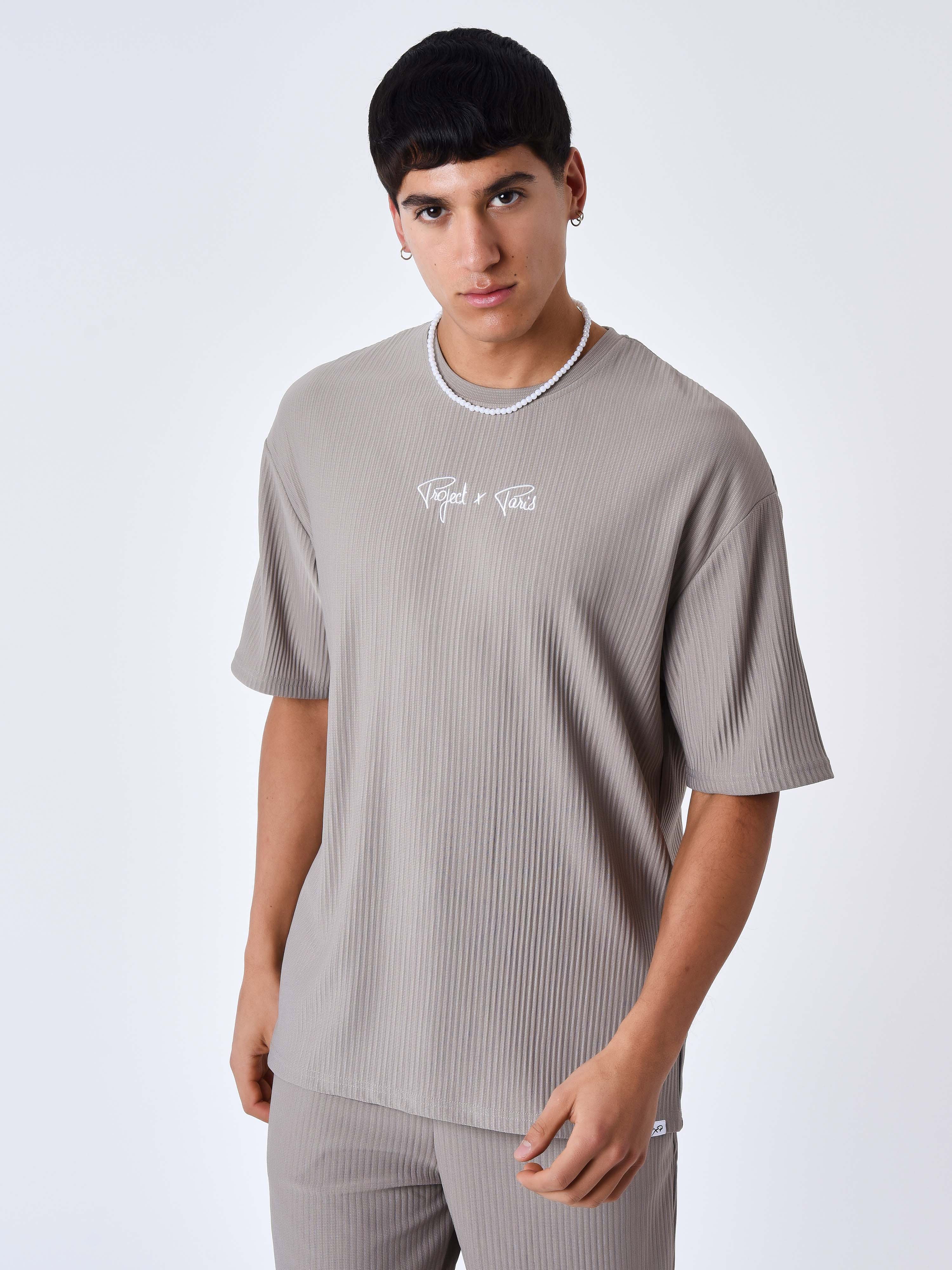 T-shirt uni texturé - Image 38