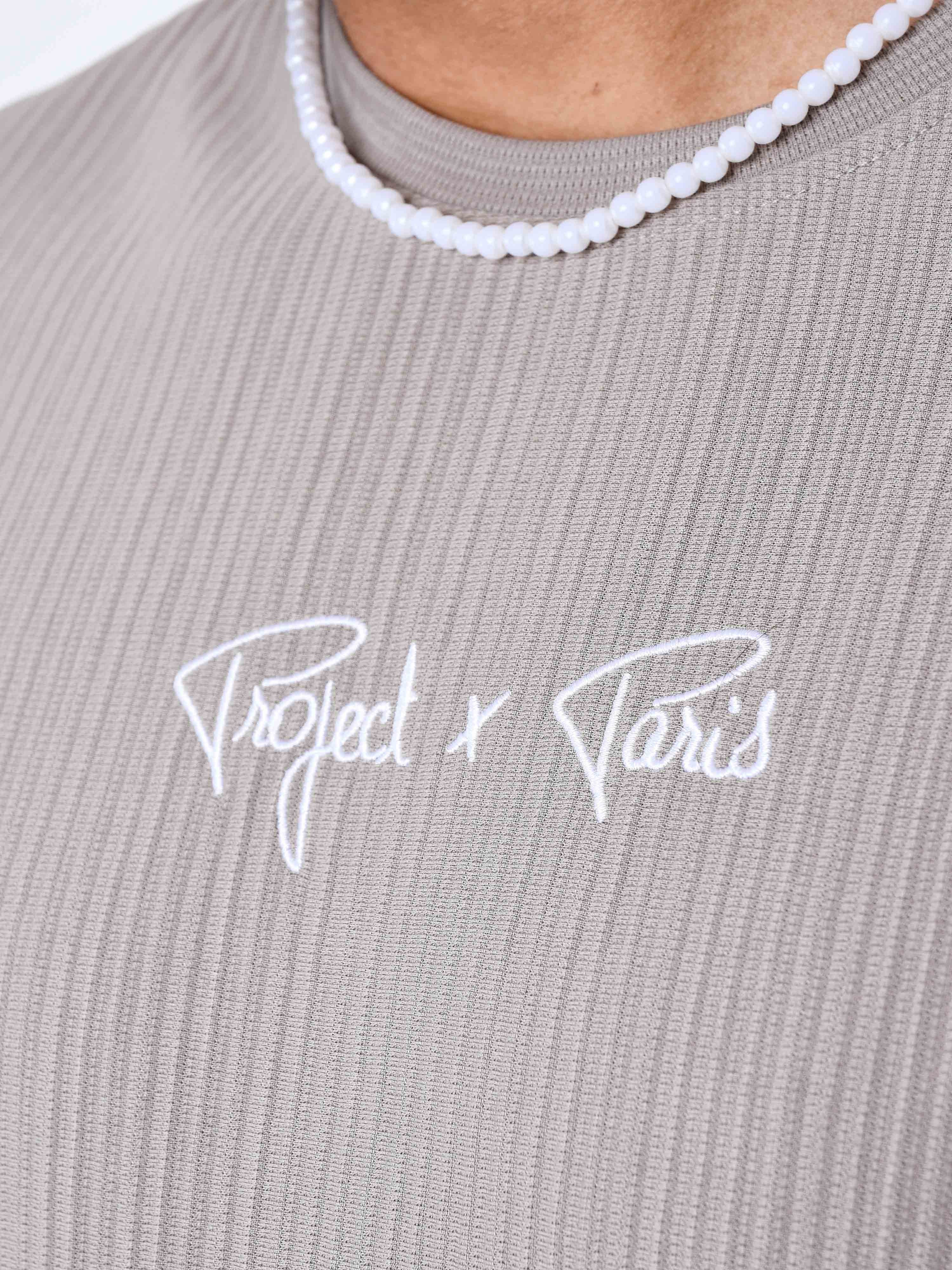 T-shirt uni texturé - Image 6