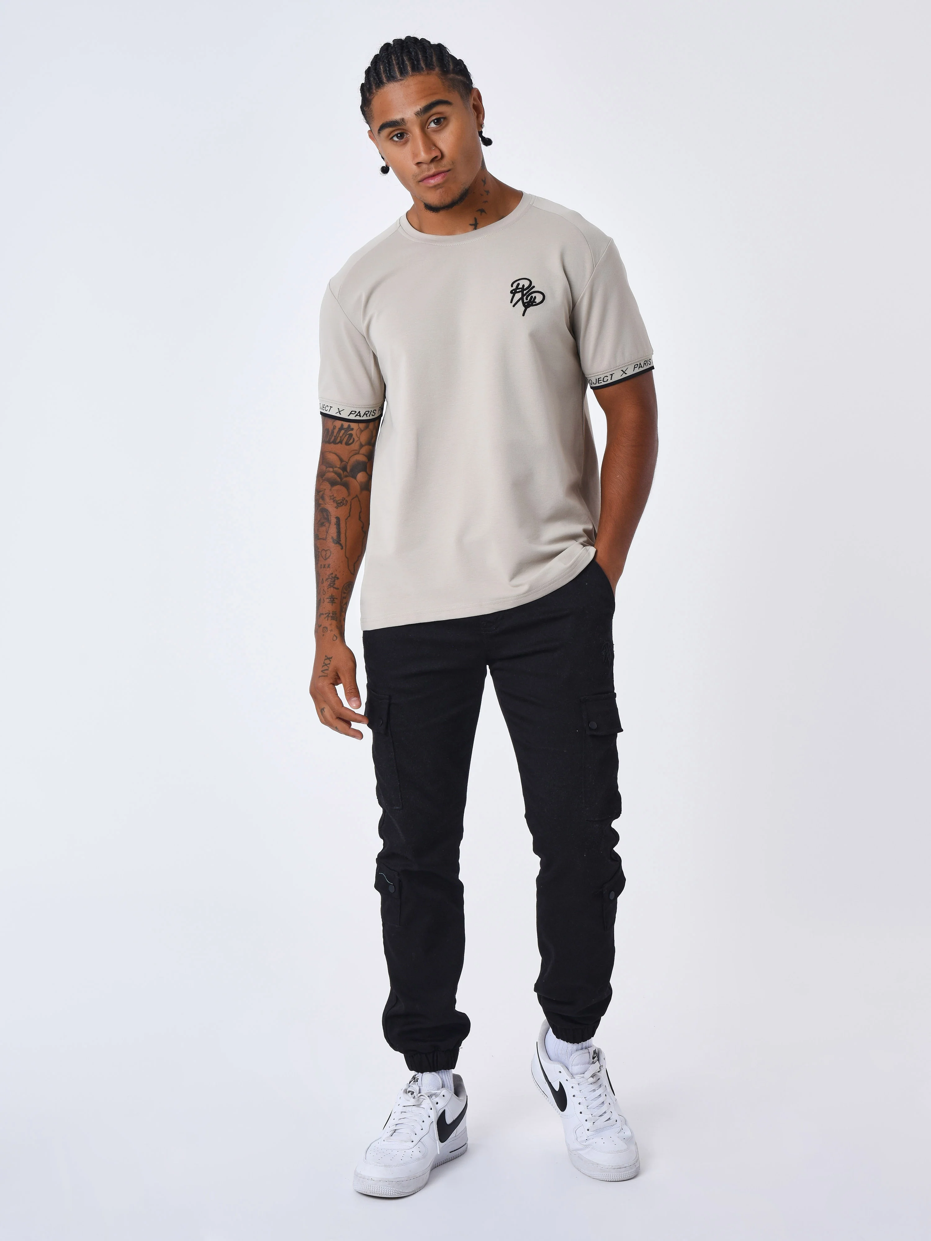 T-shirt a bandes élastiques - Image 3