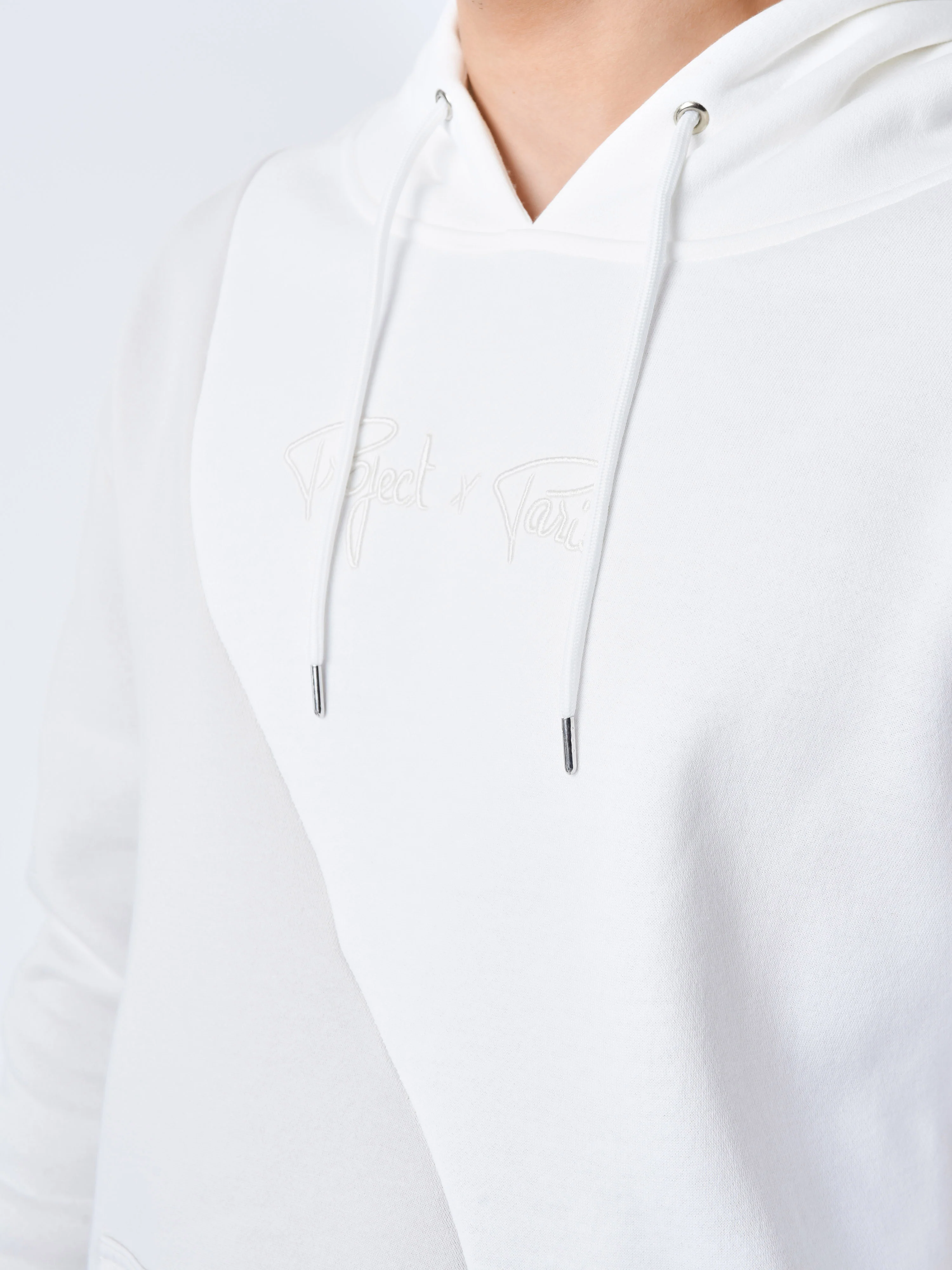 Sweat à Capuche bicolore style vague - Image 6