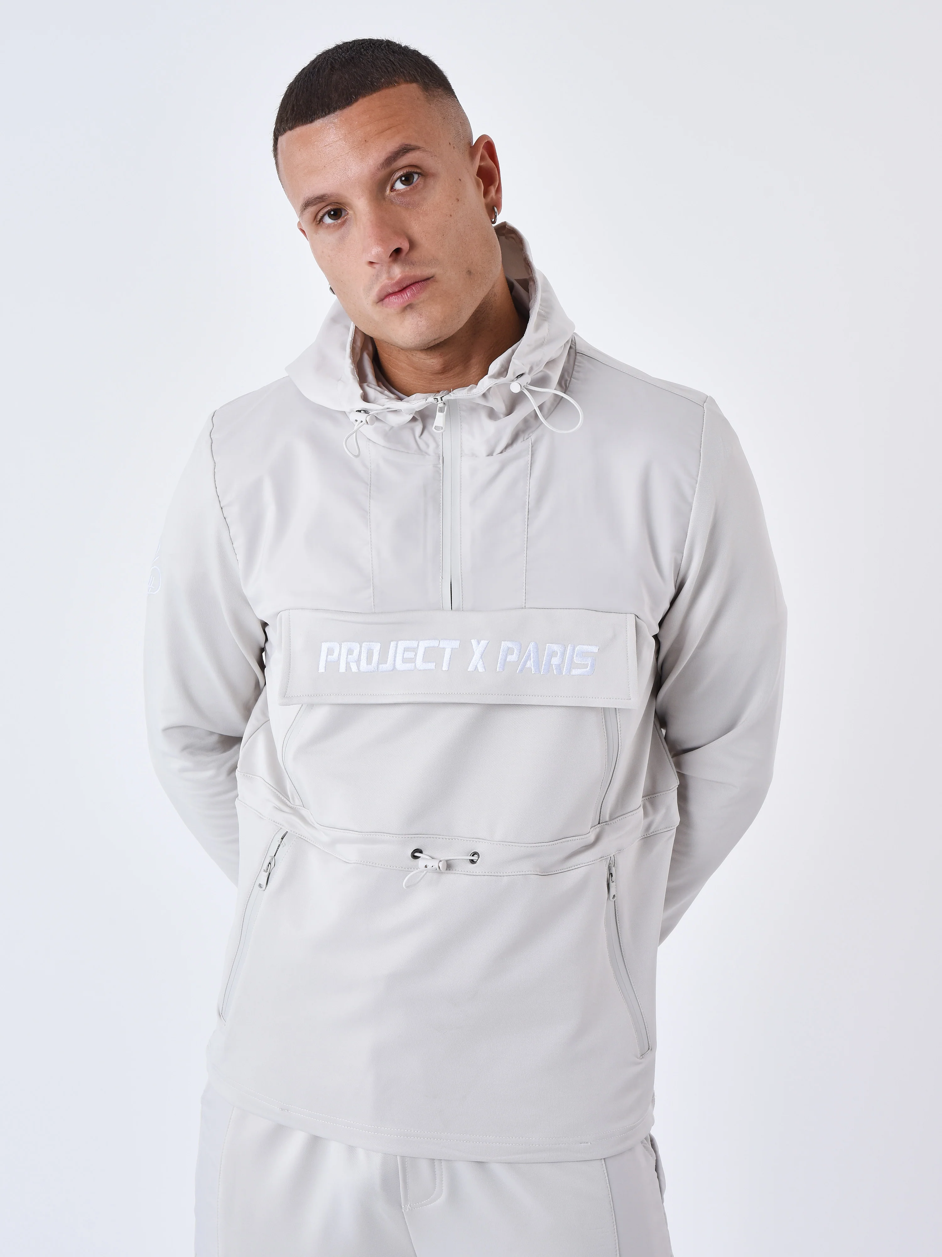 Sweat à Capuche style coupe vent - Image 3