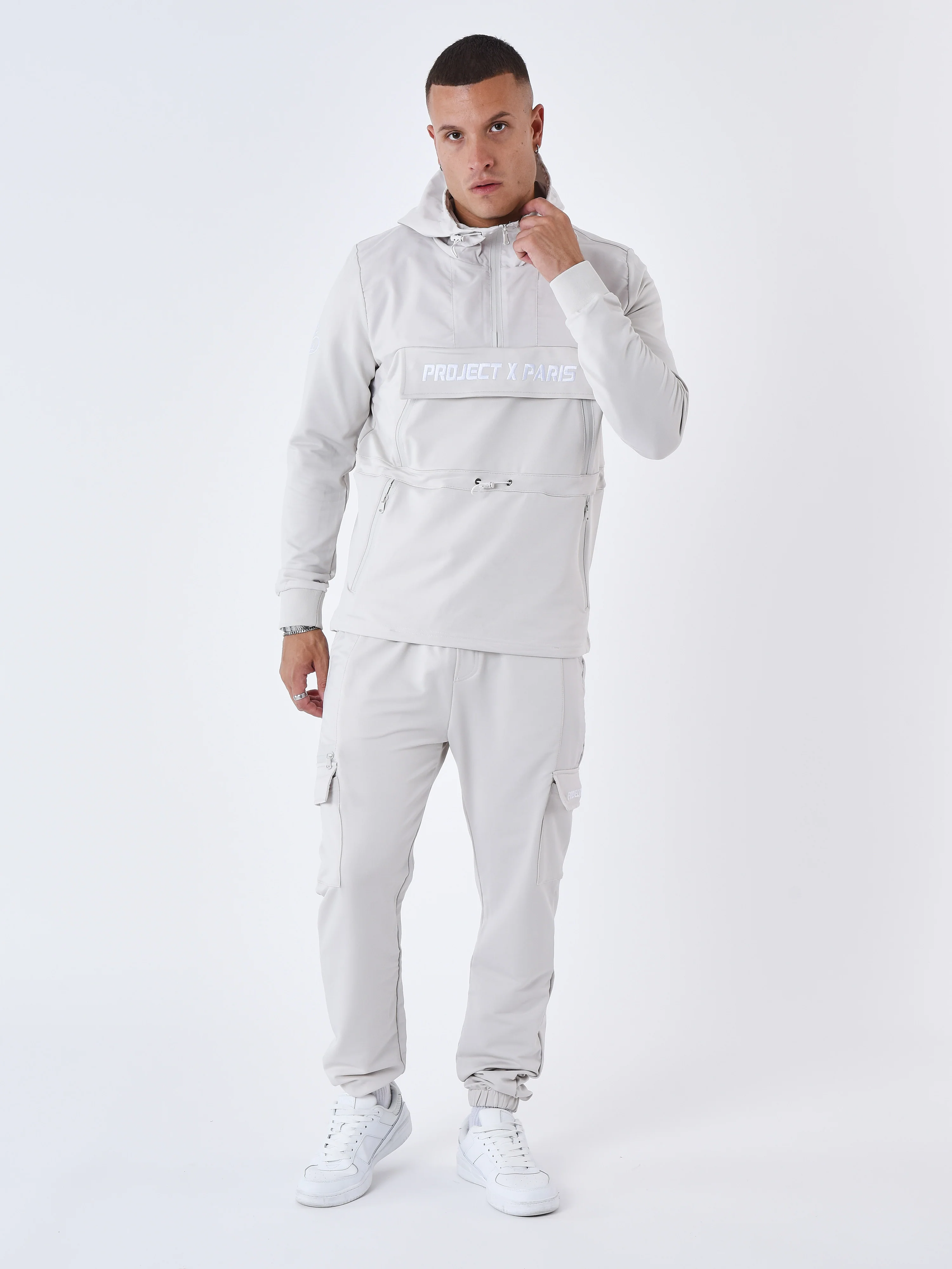 Sweat à Capuche style coupe vent - Image 4