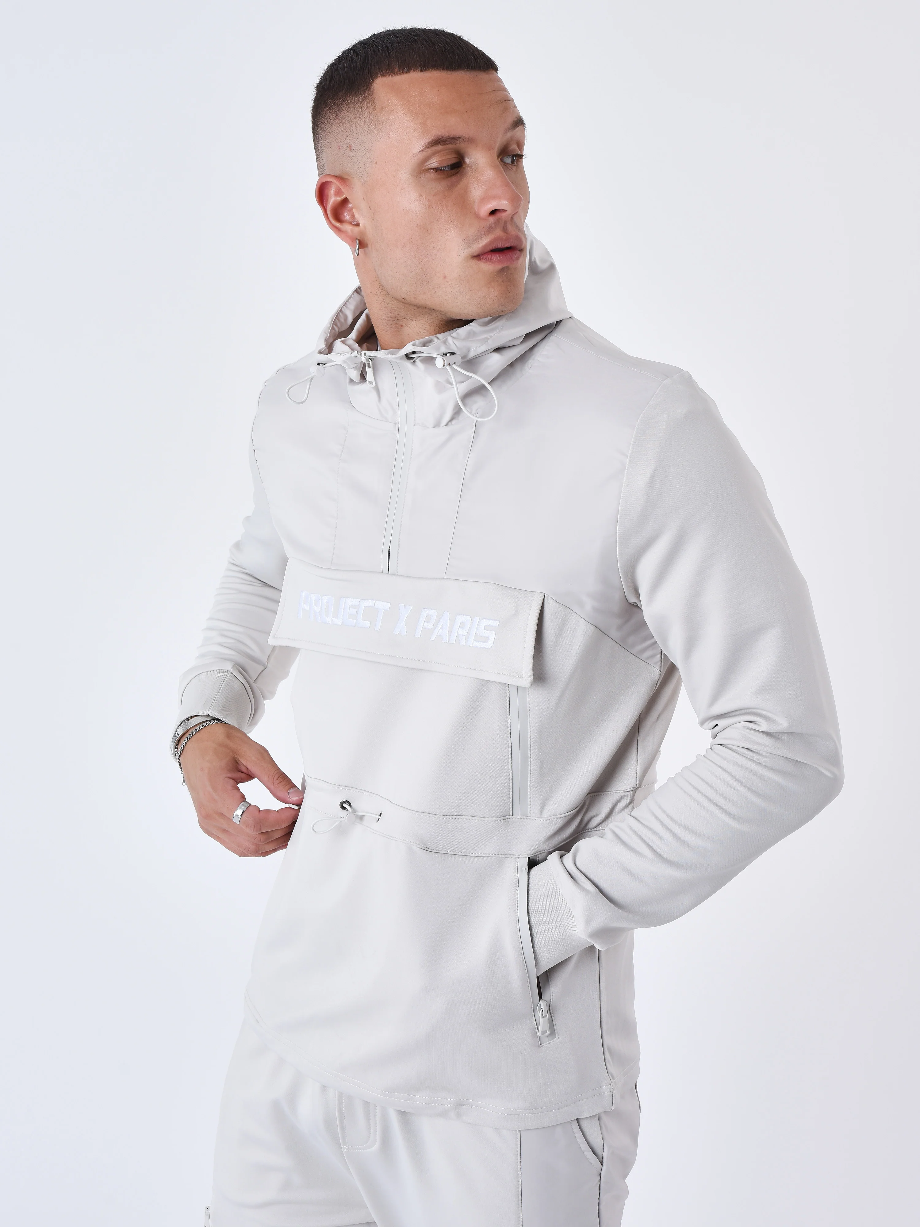 Sweat à Capuche style coupe vent - Image 5