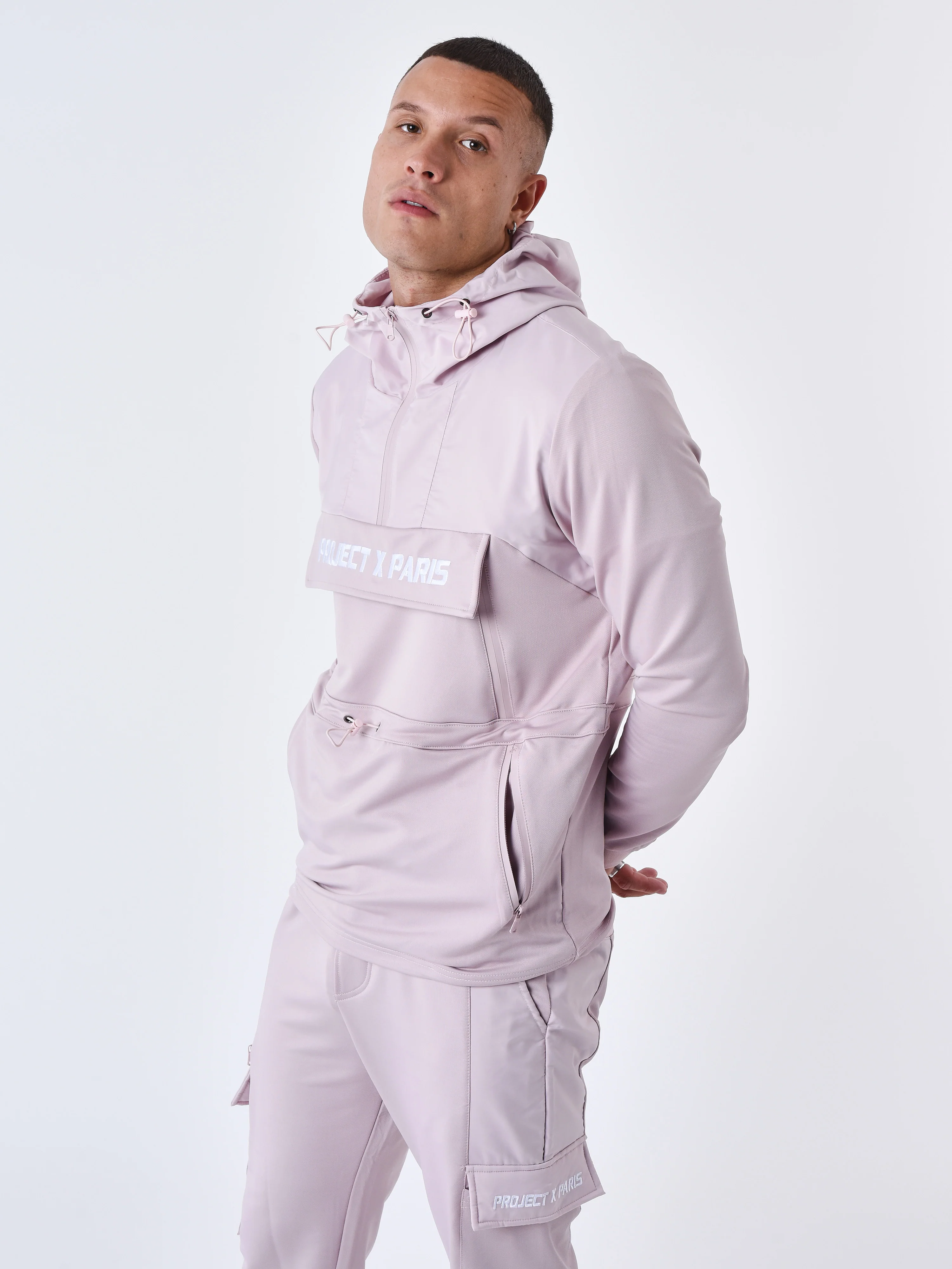 Sweat à Capuche style coupe vent - Image 4