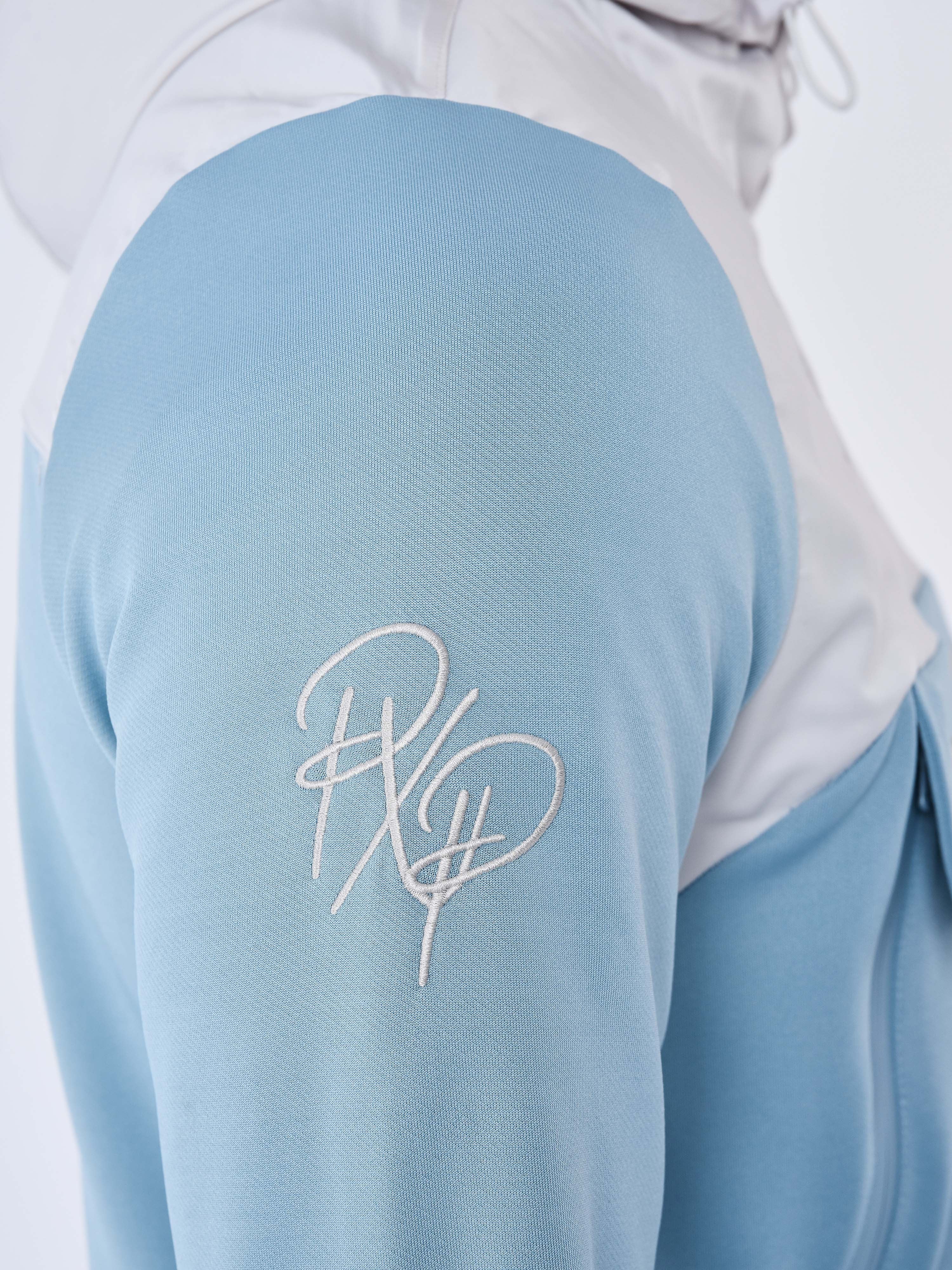 Sweat Ă Capuche style coupe vent bicolore - Image 6