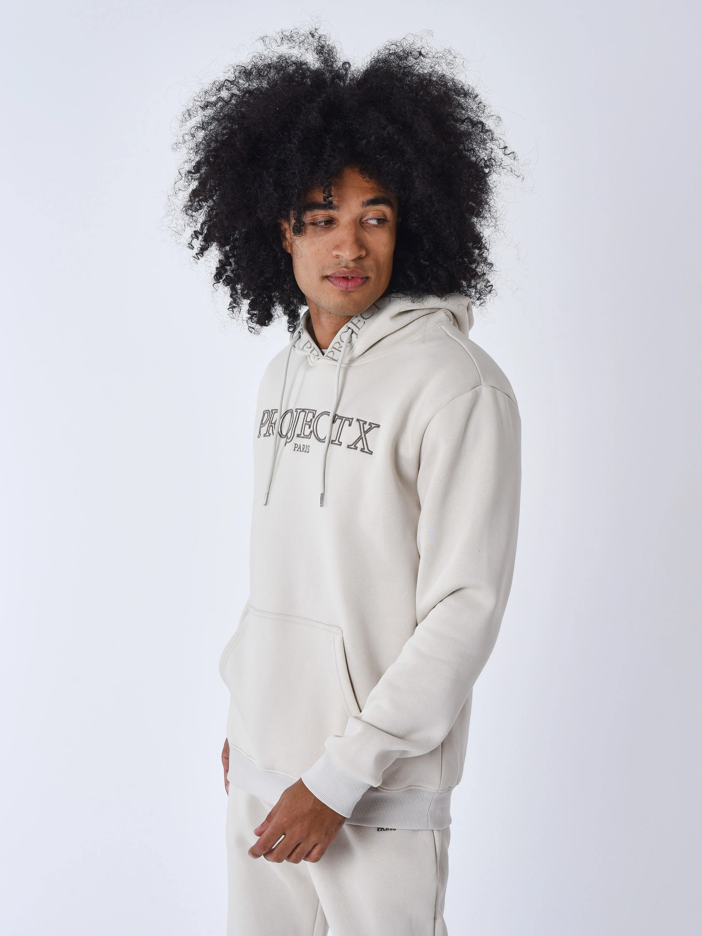 Sweat Ă Capuche broderie Contour - Image 3