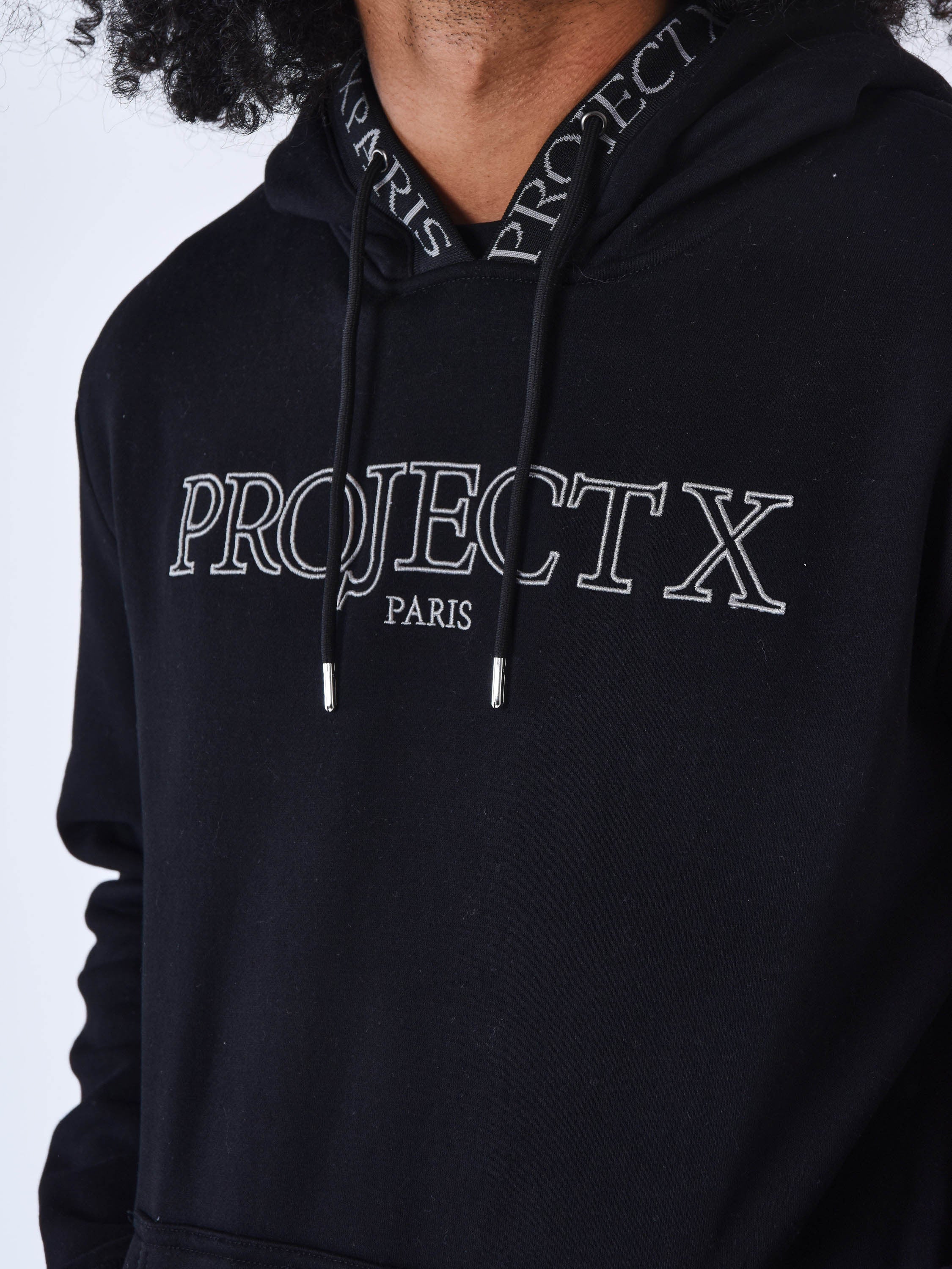 Sweat Ă Capuche broderie Contour - Image 4