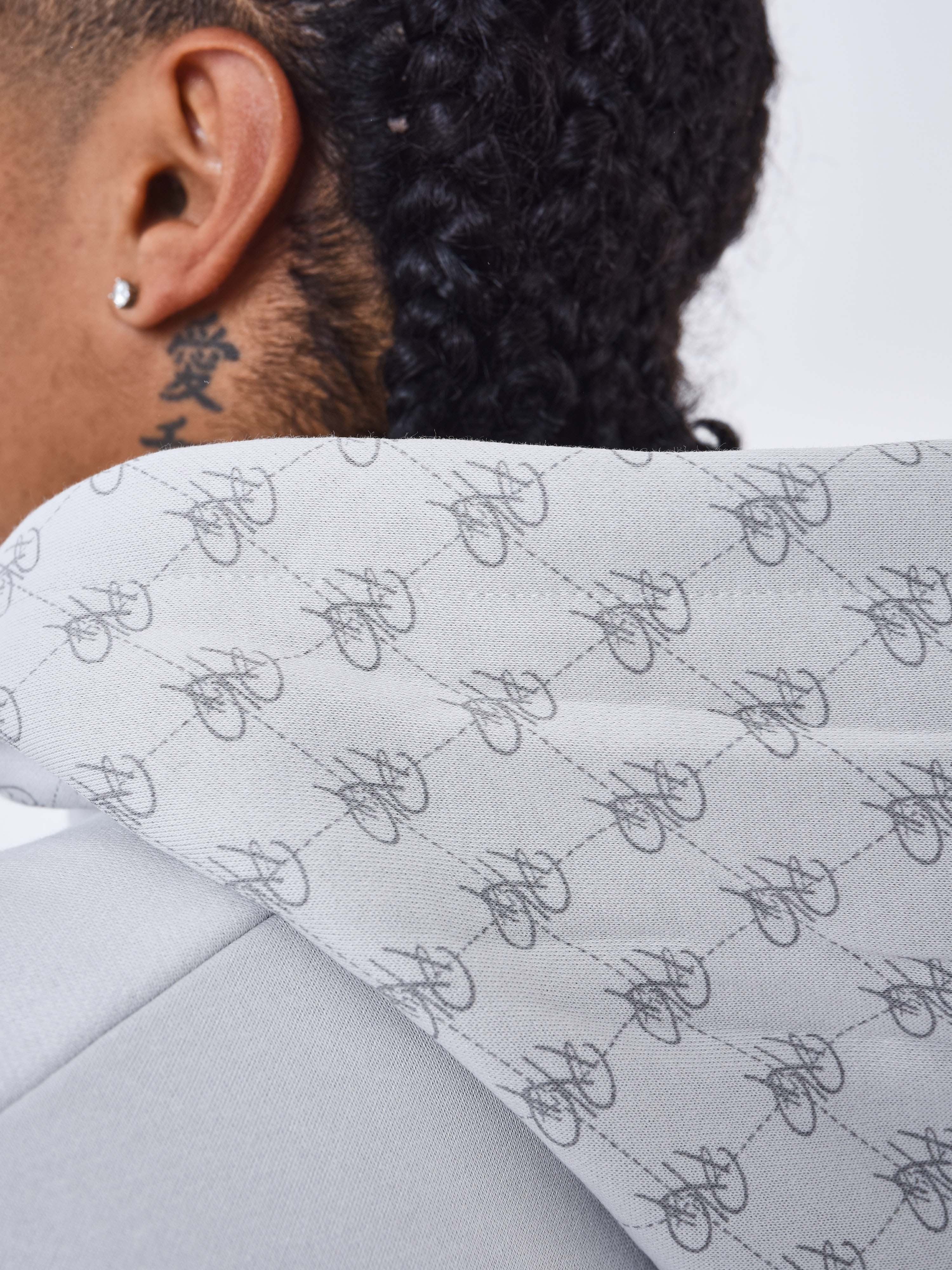Sweat Ă Capuche detail monogramme all over - Image 7