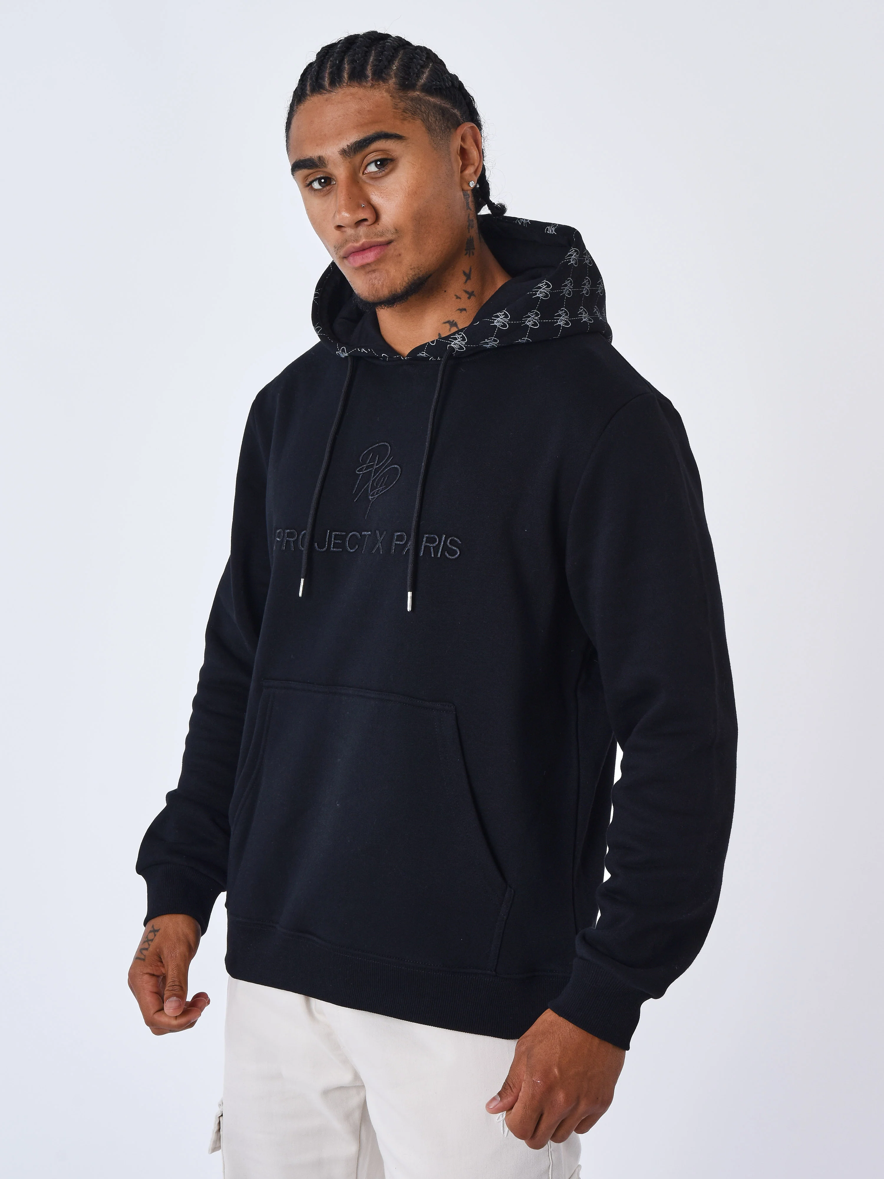 Sweat Ă Capuche detail monogramme all over - Image 4