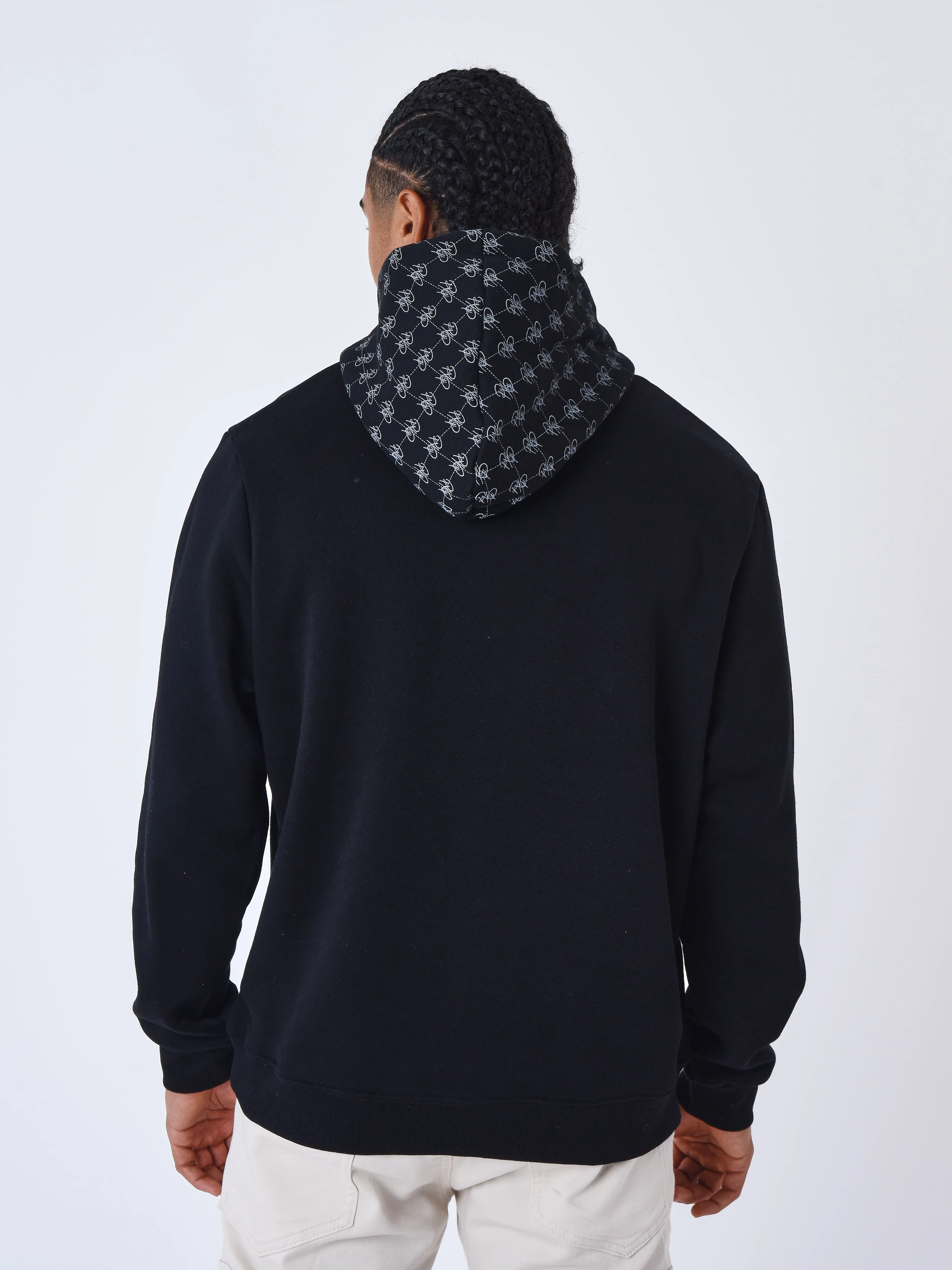 Sweat Ă Capuche detail monogramme all over - Image 5