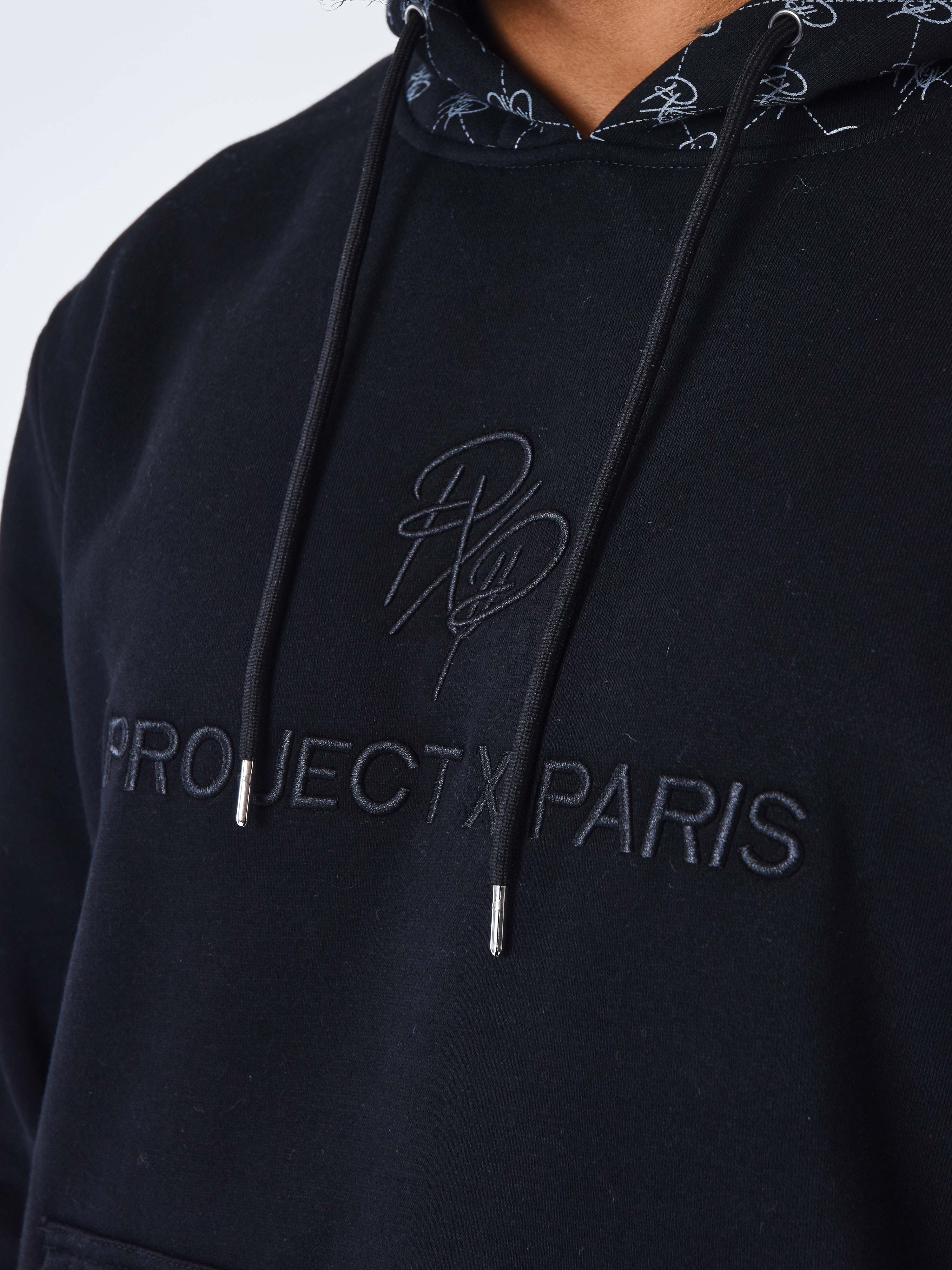 Sweat Ă Capuche detail monogramme all over - Image 6