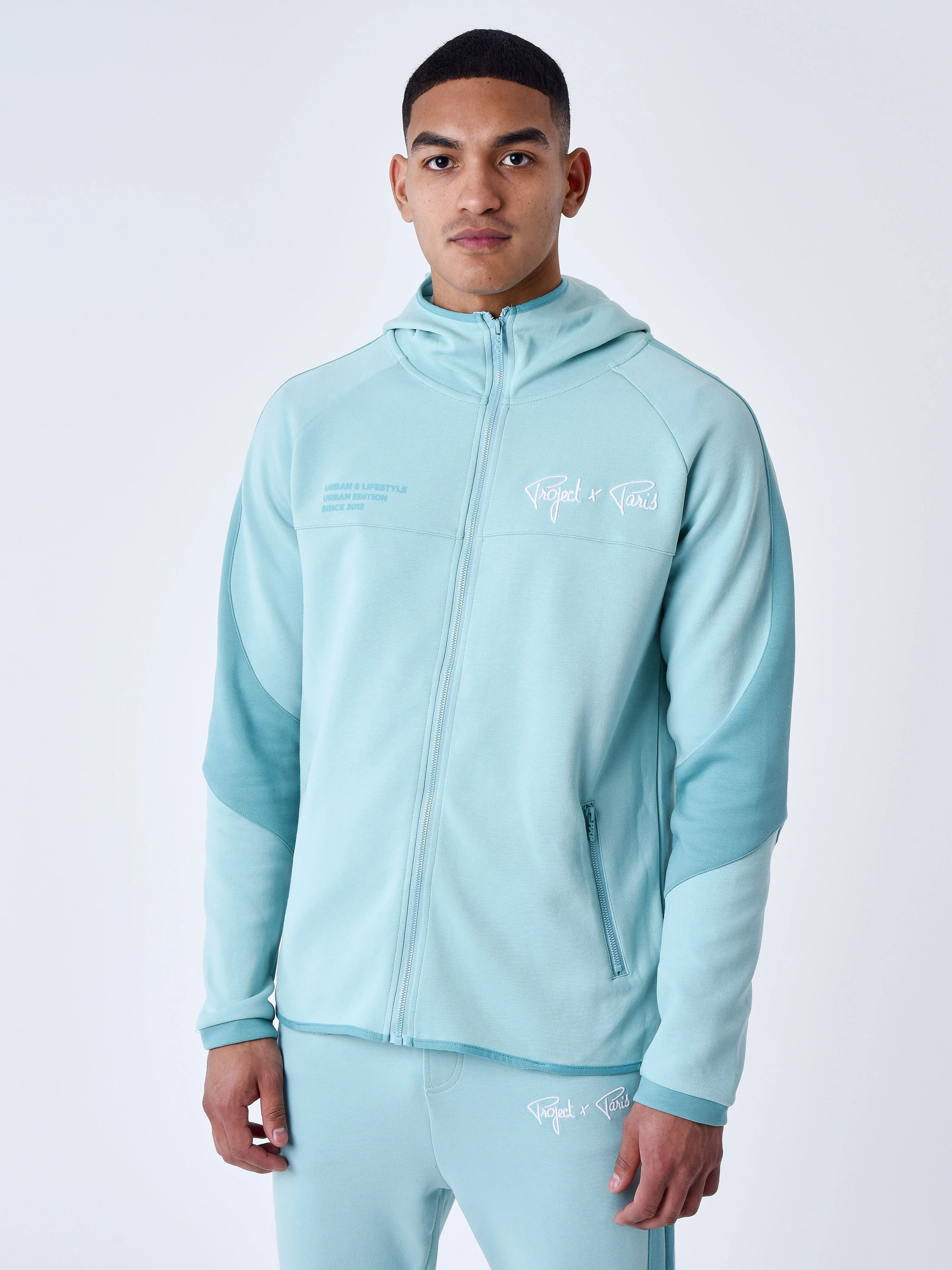 Sweat à Capuche zippé two tone - Image 2