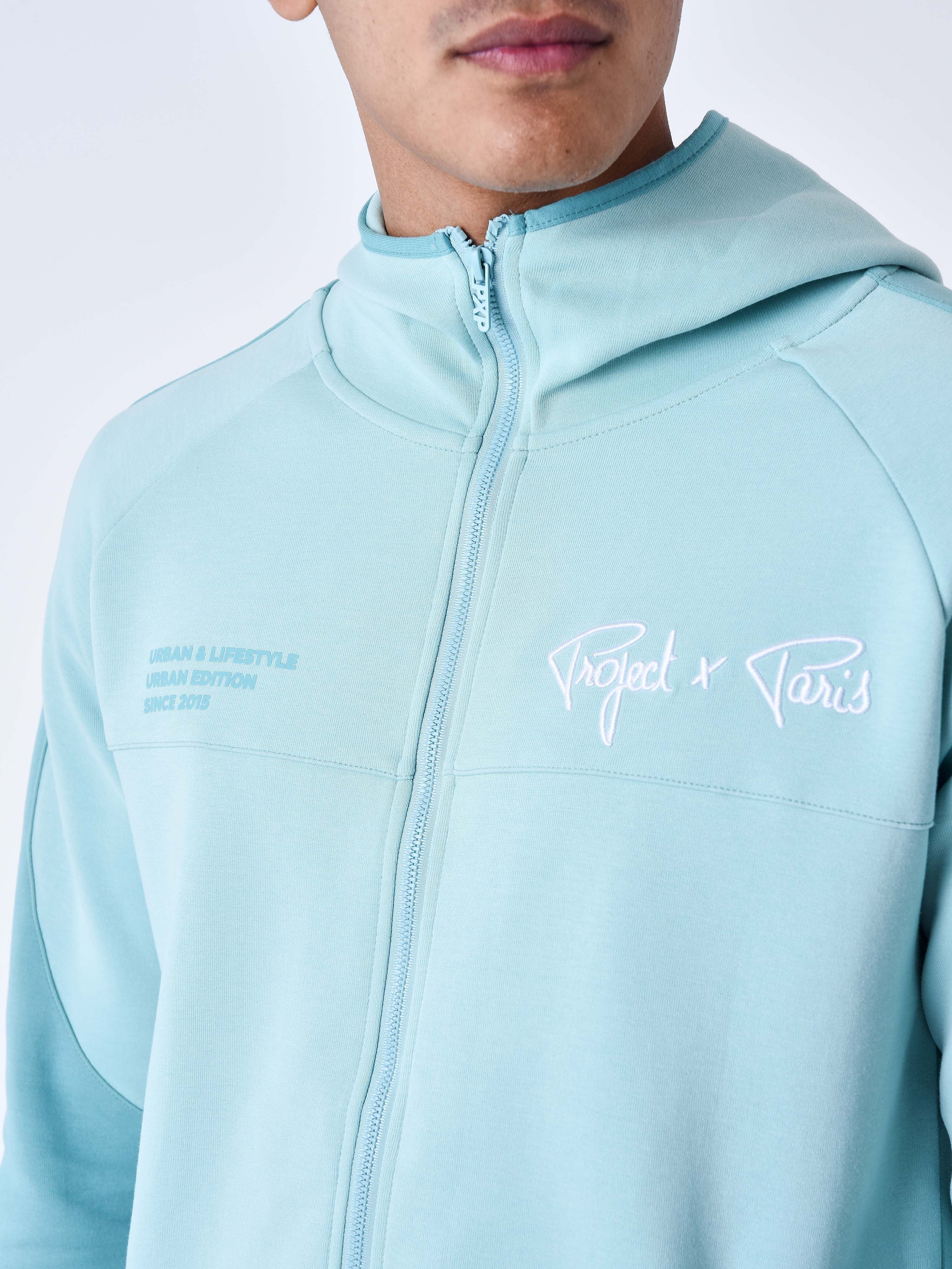 Sweat à Capuche zippé two tone - Image 6