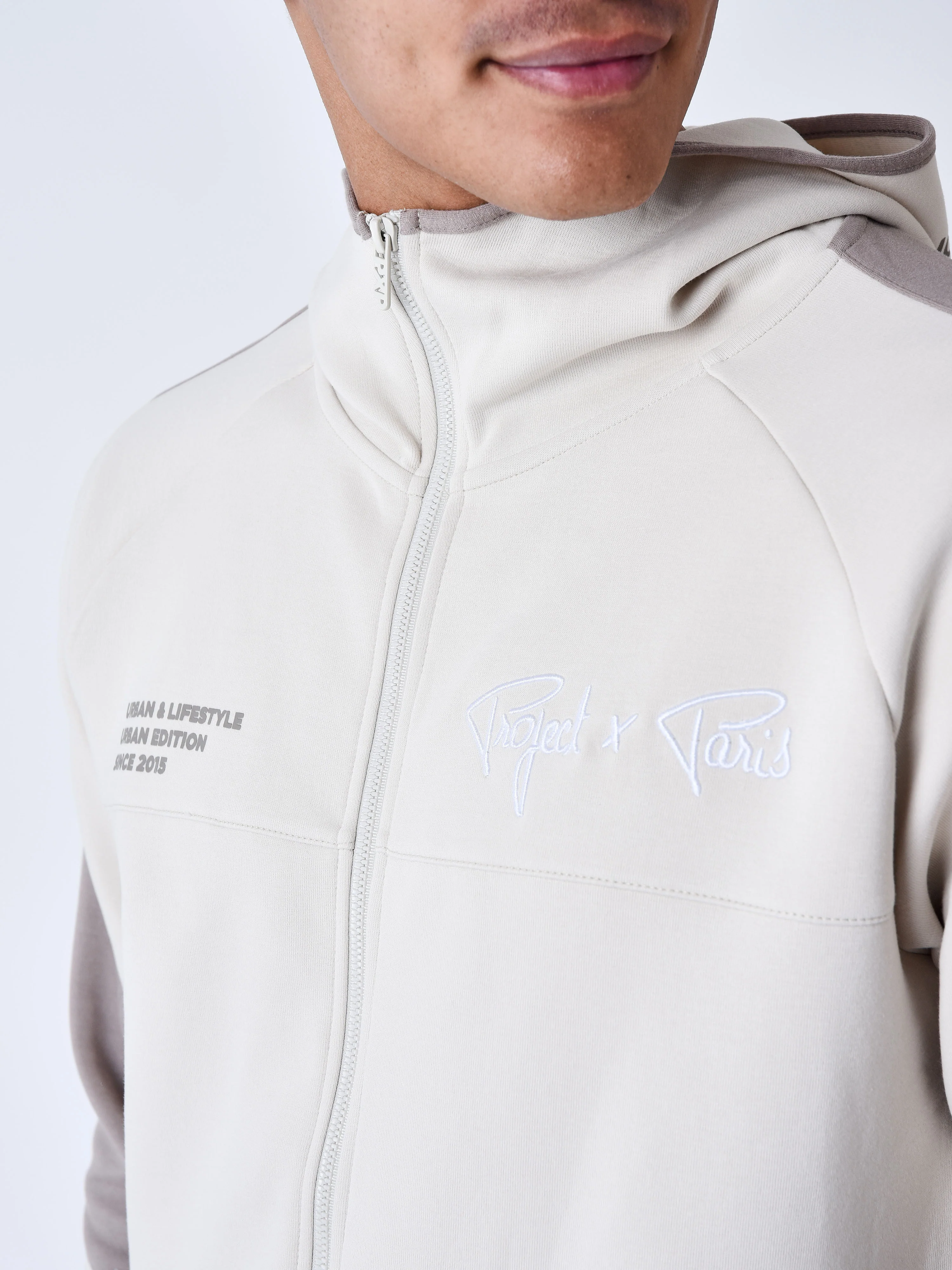 Sweat à Capuche zippé two tone - Image 30