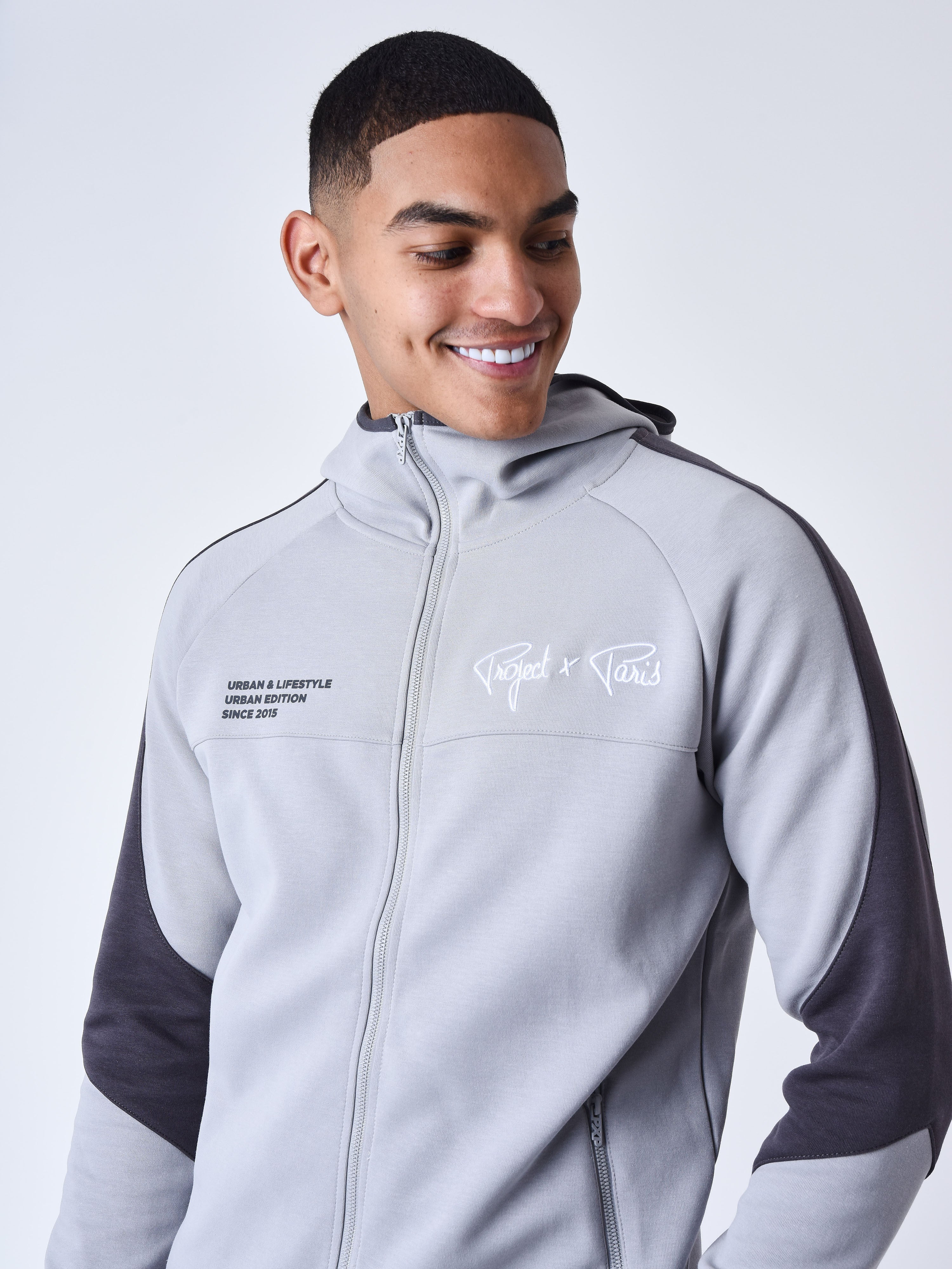 Sweat à Capuche zippé two tone - Image 32