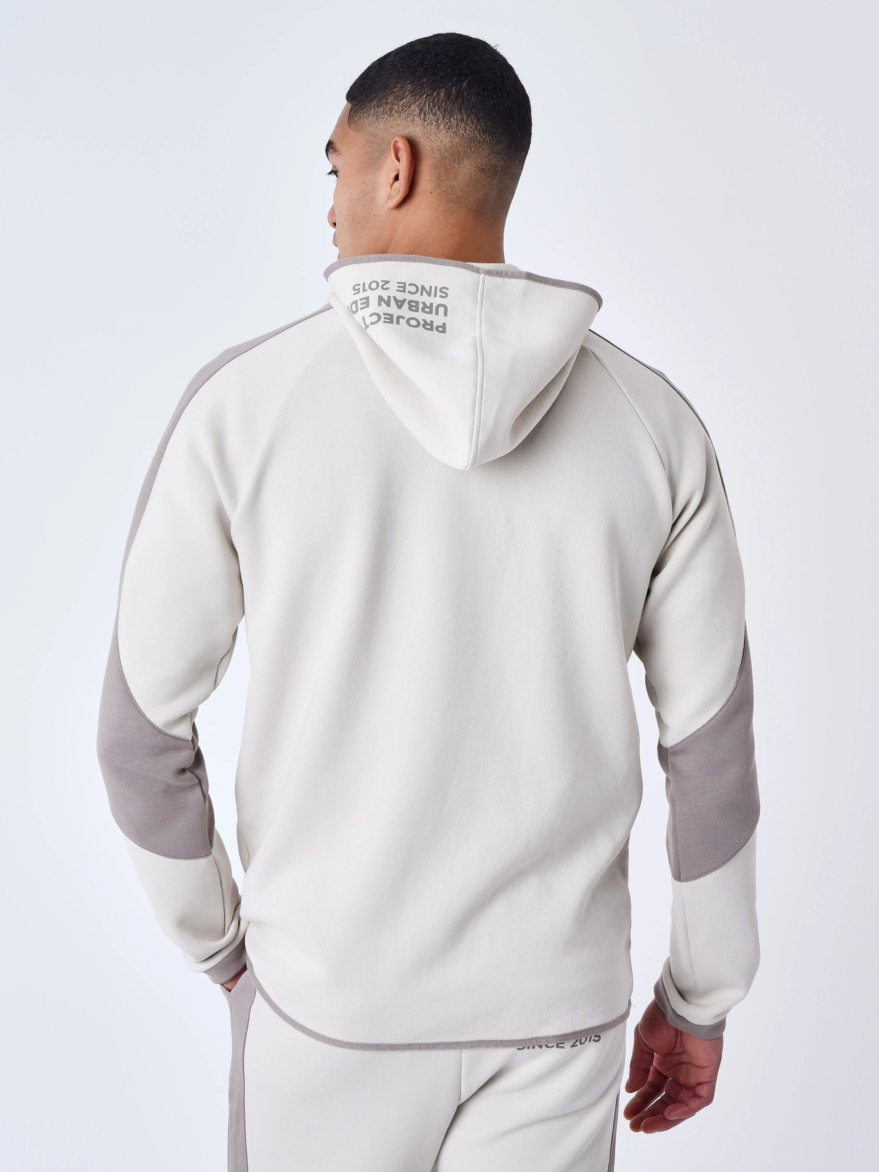 Sweat à Capuche zippé two tone - Image 5