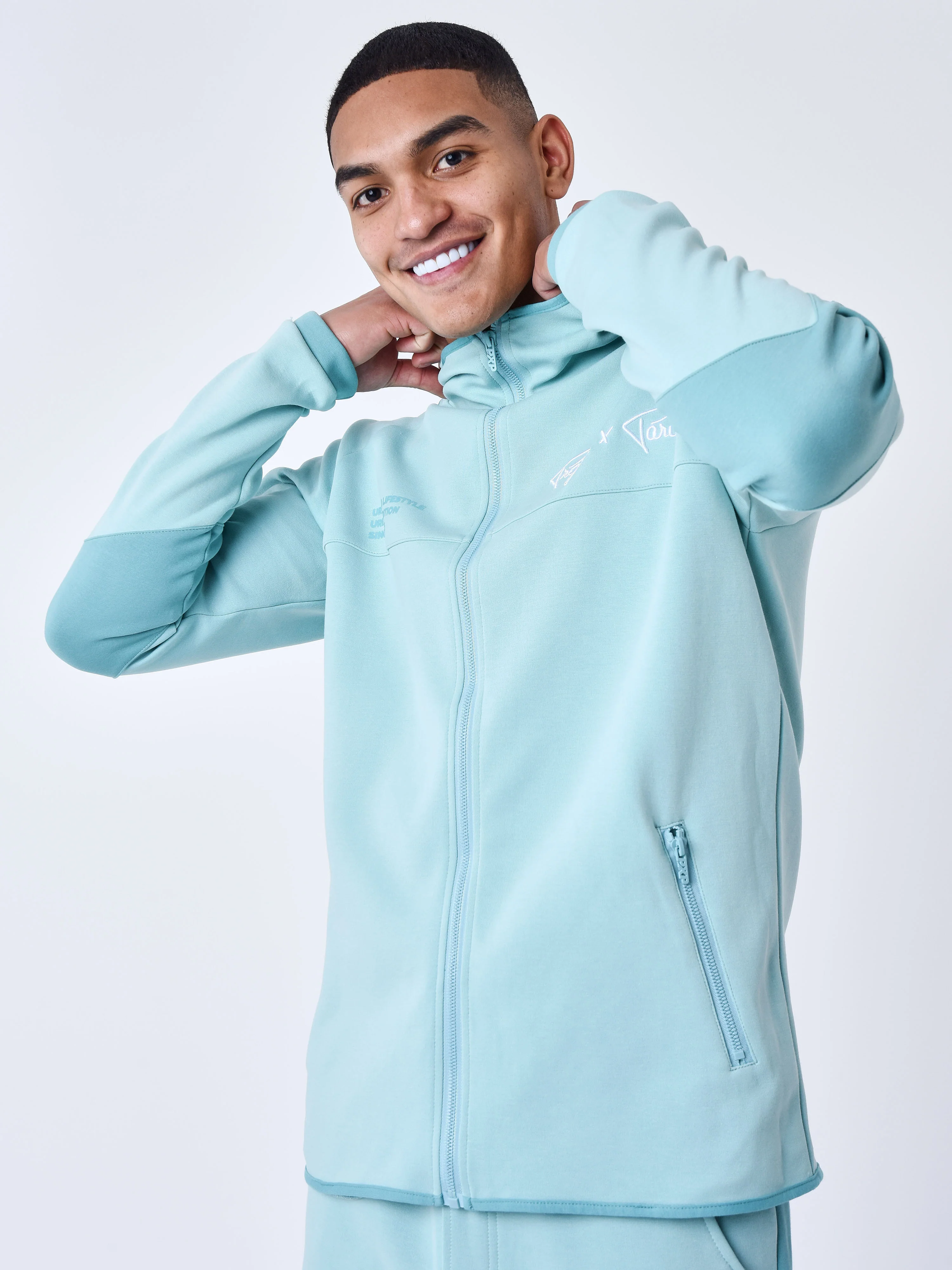 Sweat à Capuche zippé two tone - Image 7