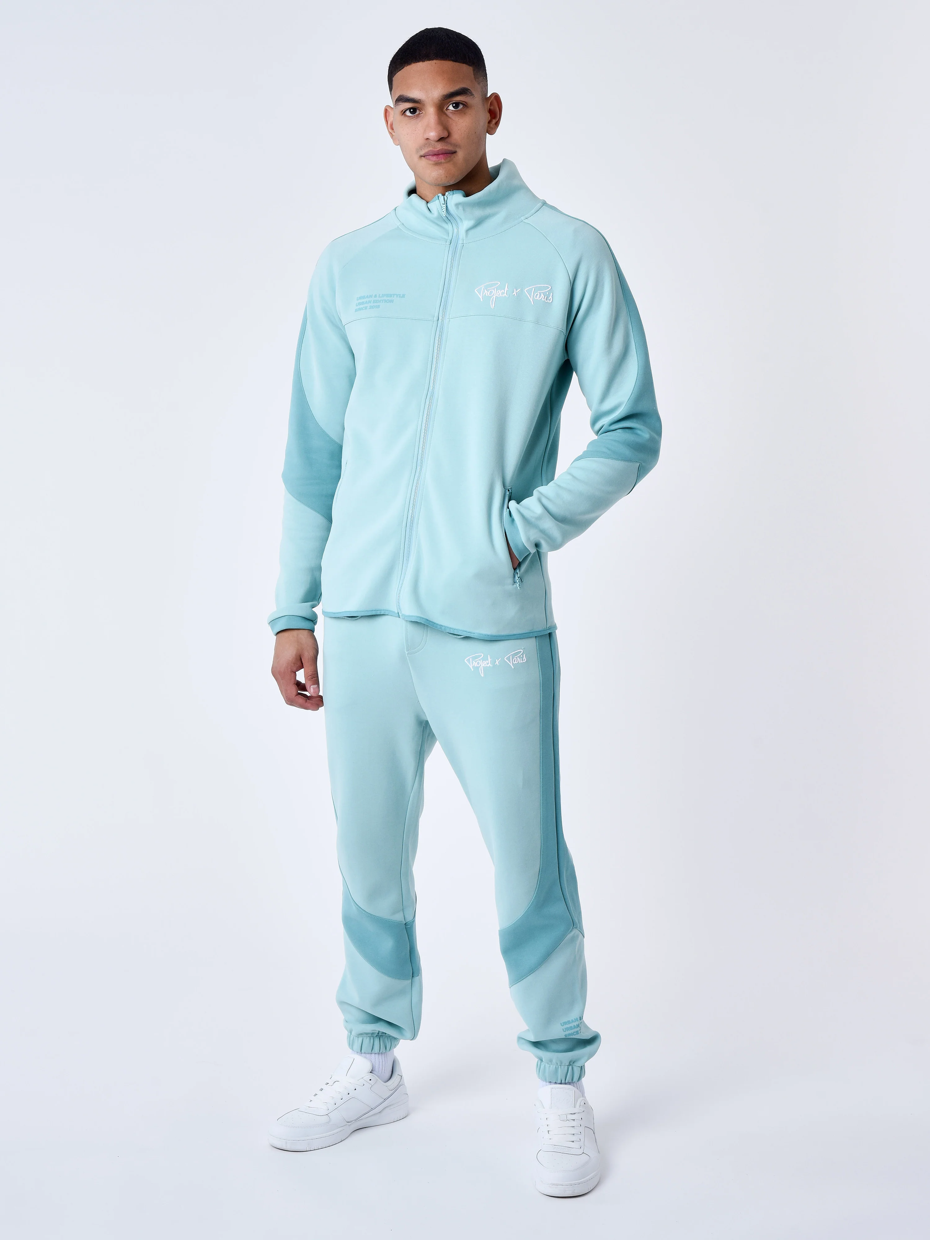 Sweat à Capuche zippé two tone - Image 9
