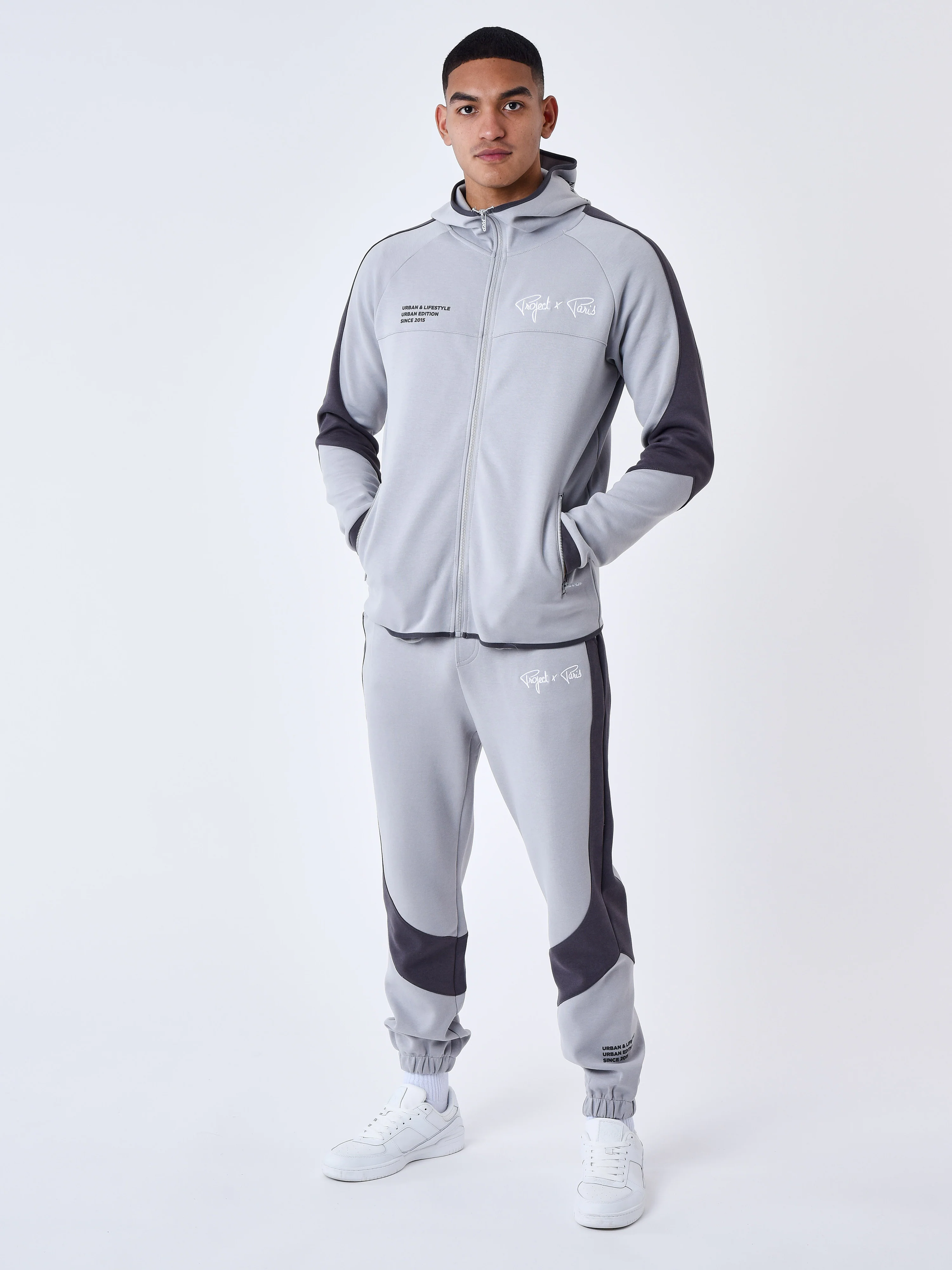 Sweat à Capuche zippé two tone - Image 3