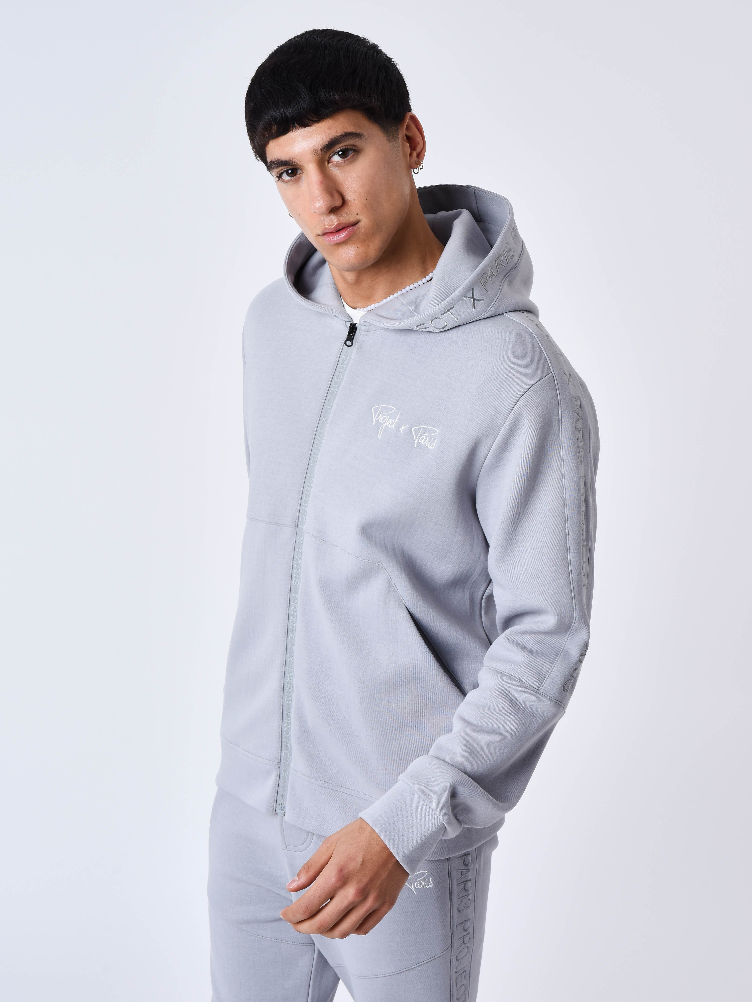 Sweat à Capuche zippé uni - Image 4