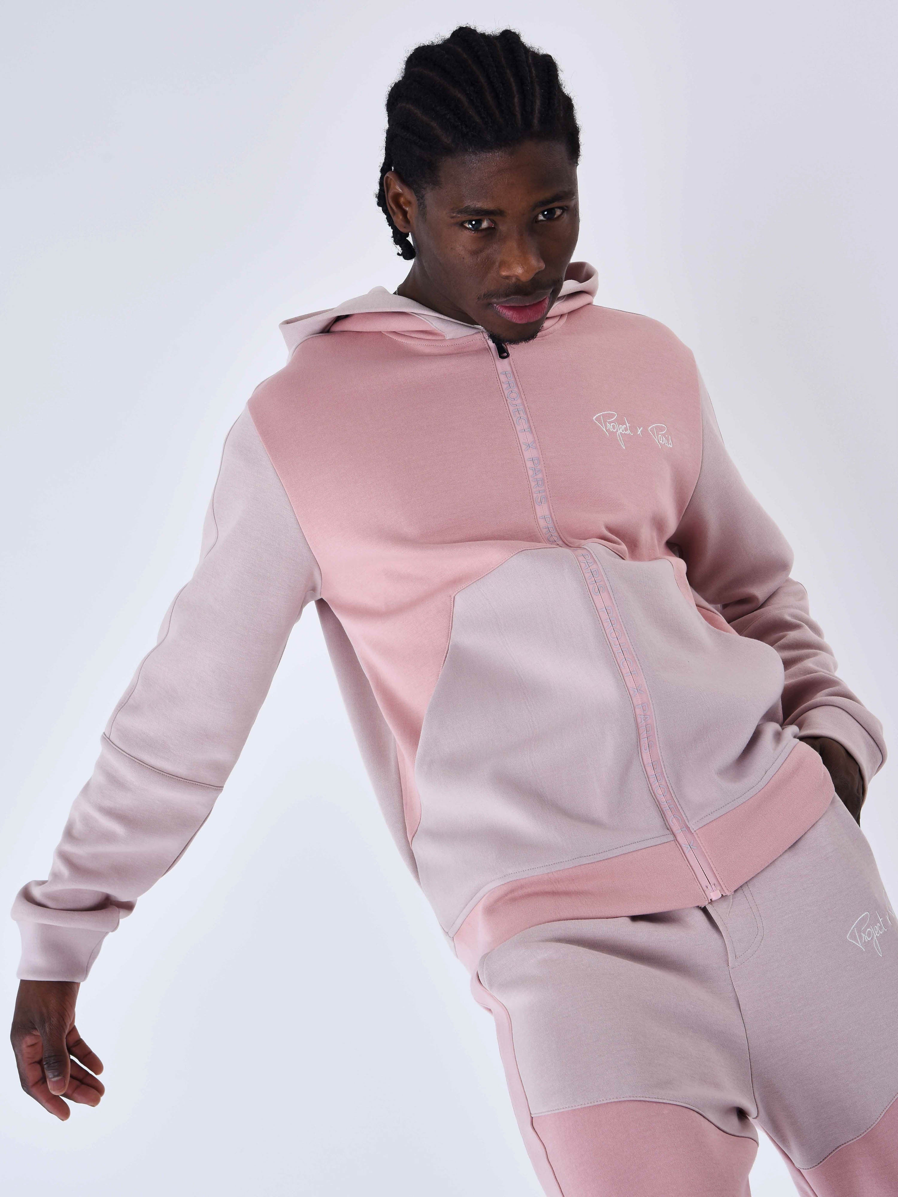 Sweat à Capuche zippé two tone - Image 6