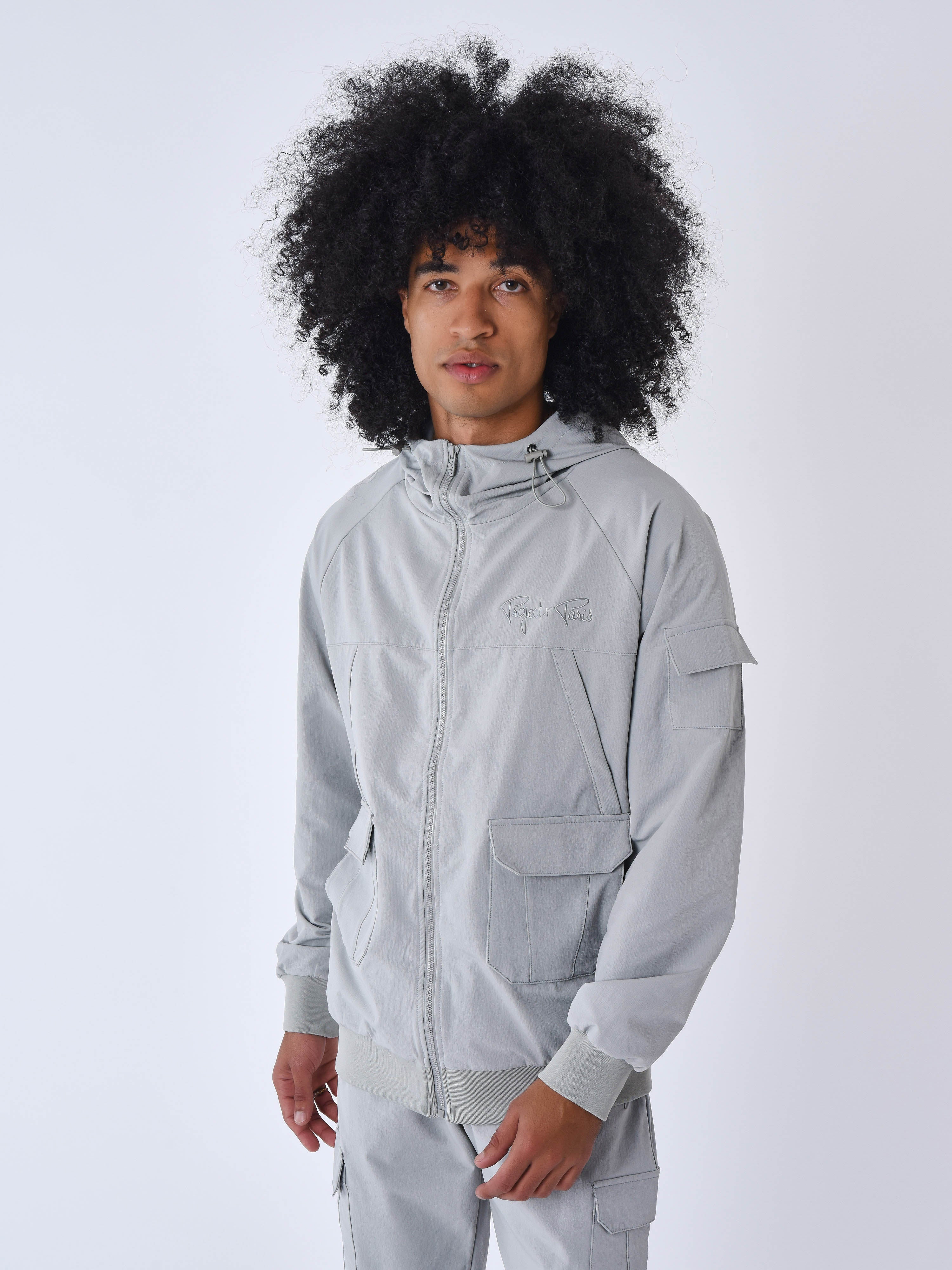 Veste à capuche techwear