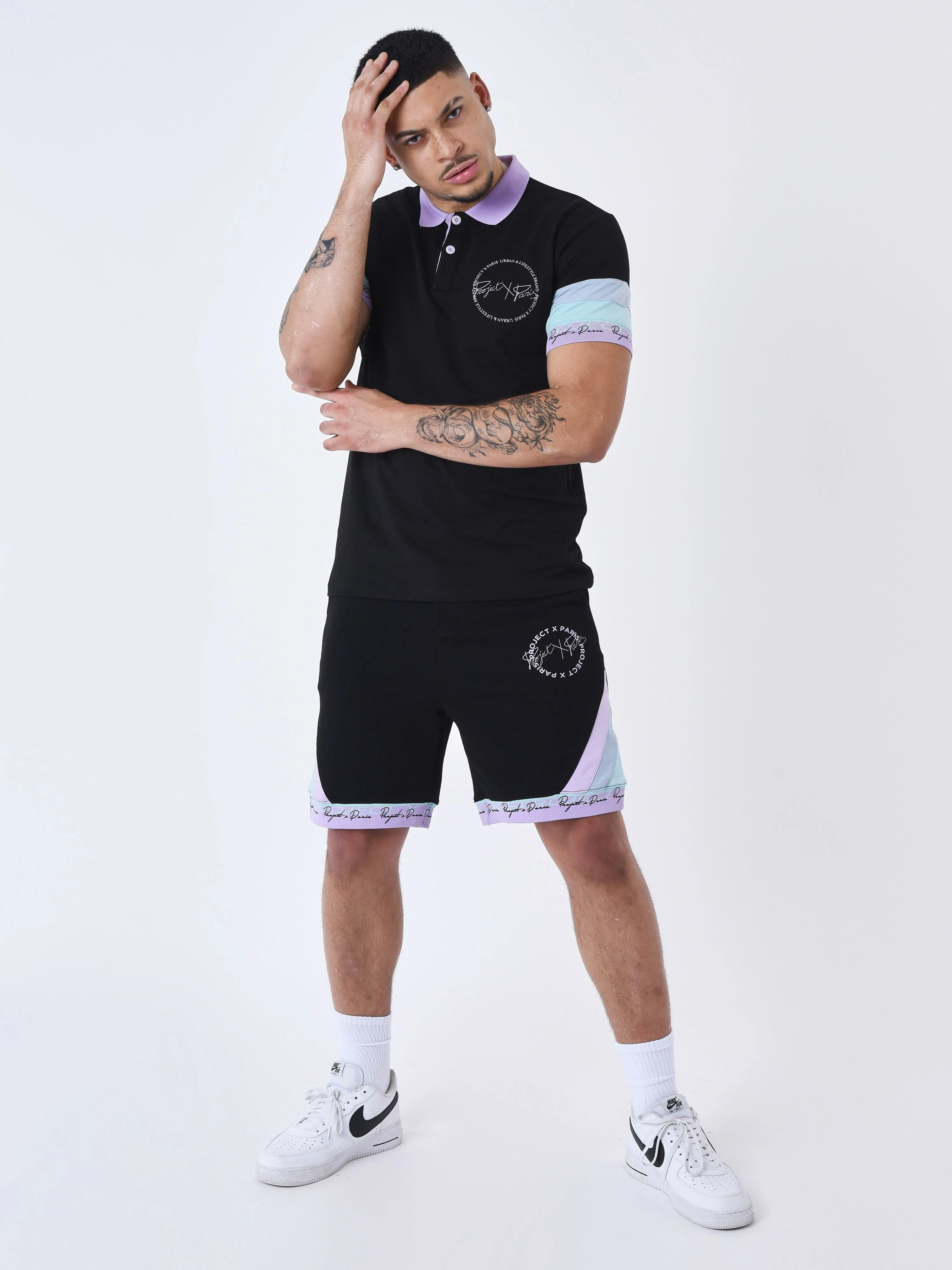 Short Bande colorée