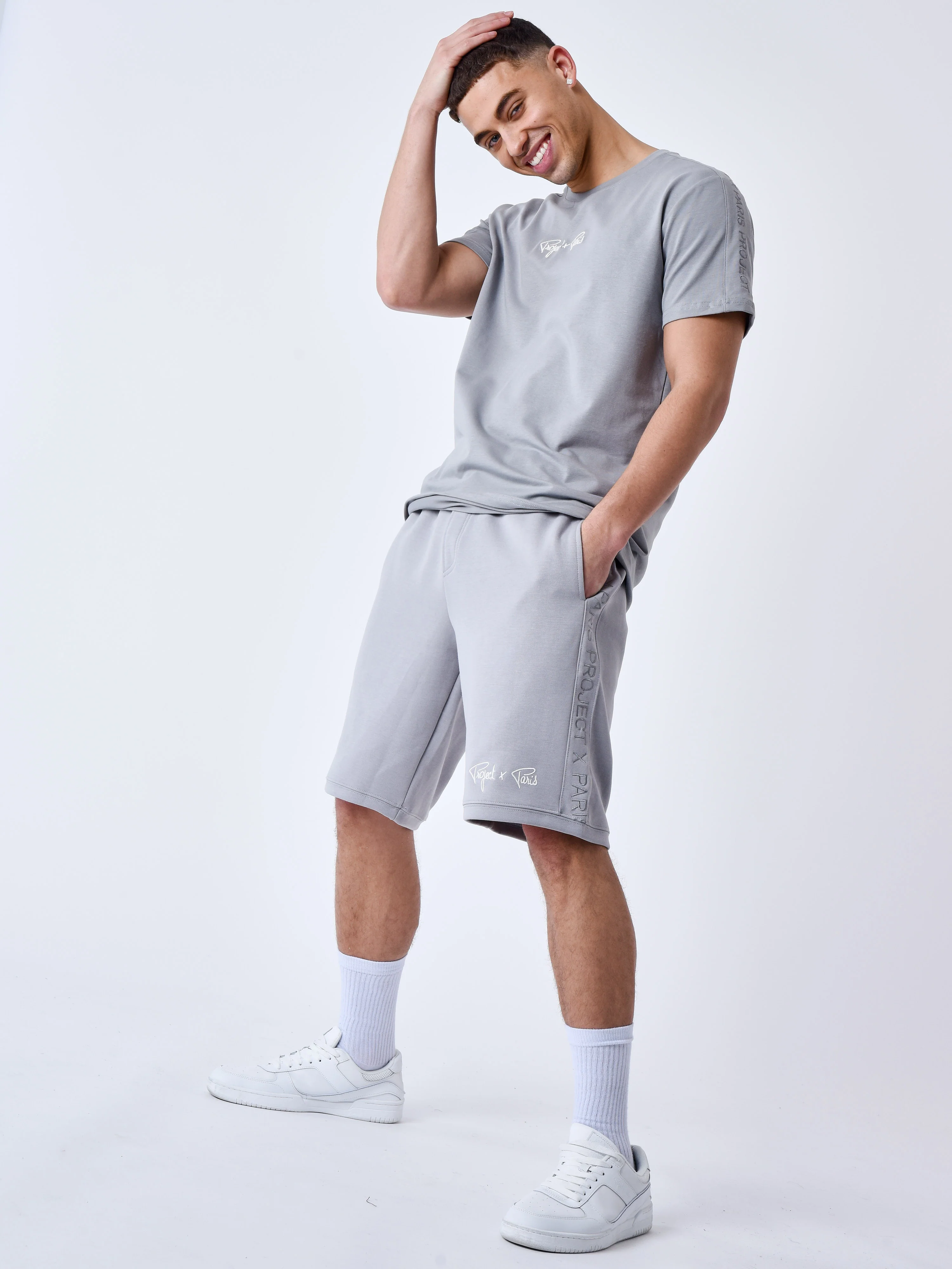 Short Bande logo brodé