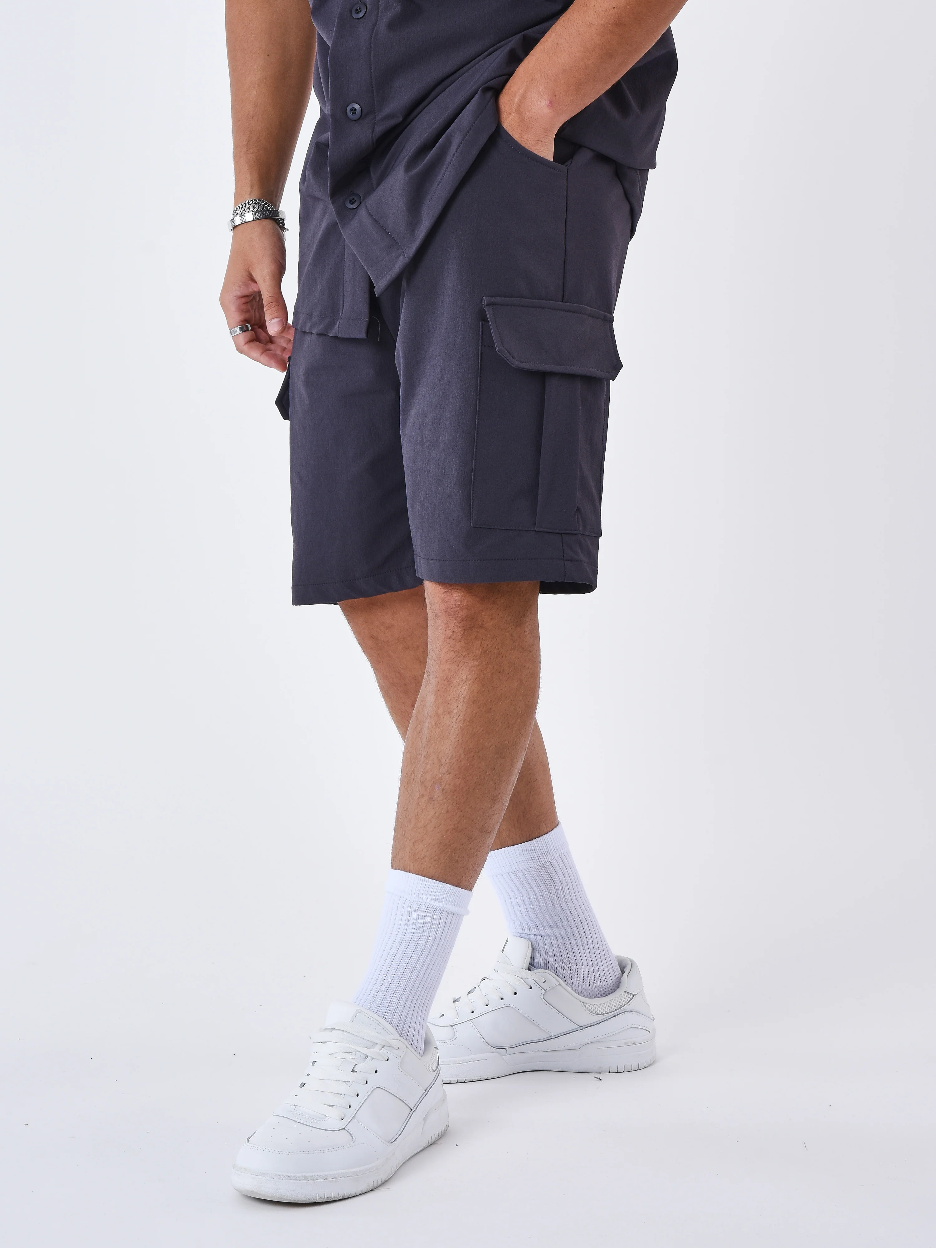 Short uni texturé - Image 4
