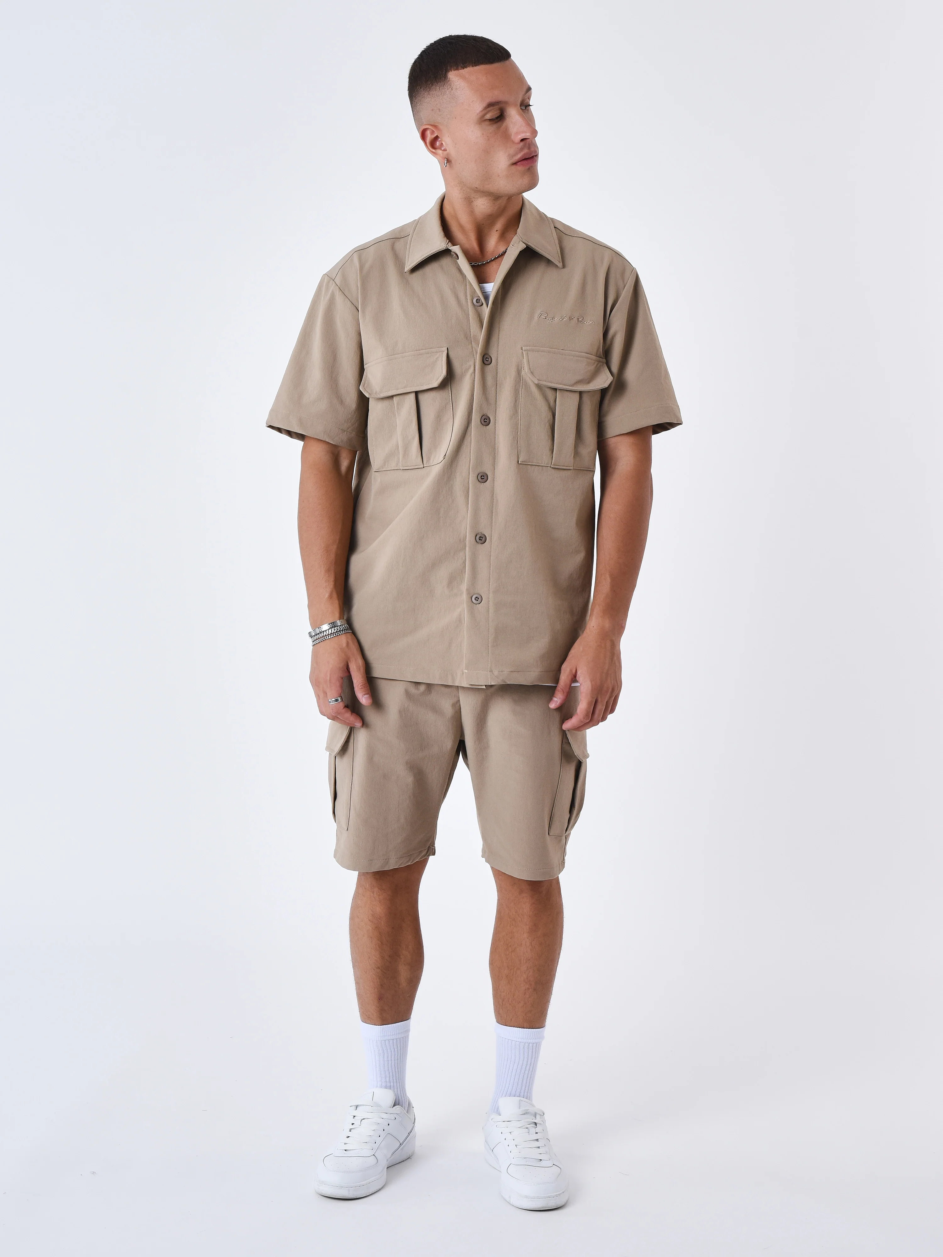 Short uni texturé - Image 3