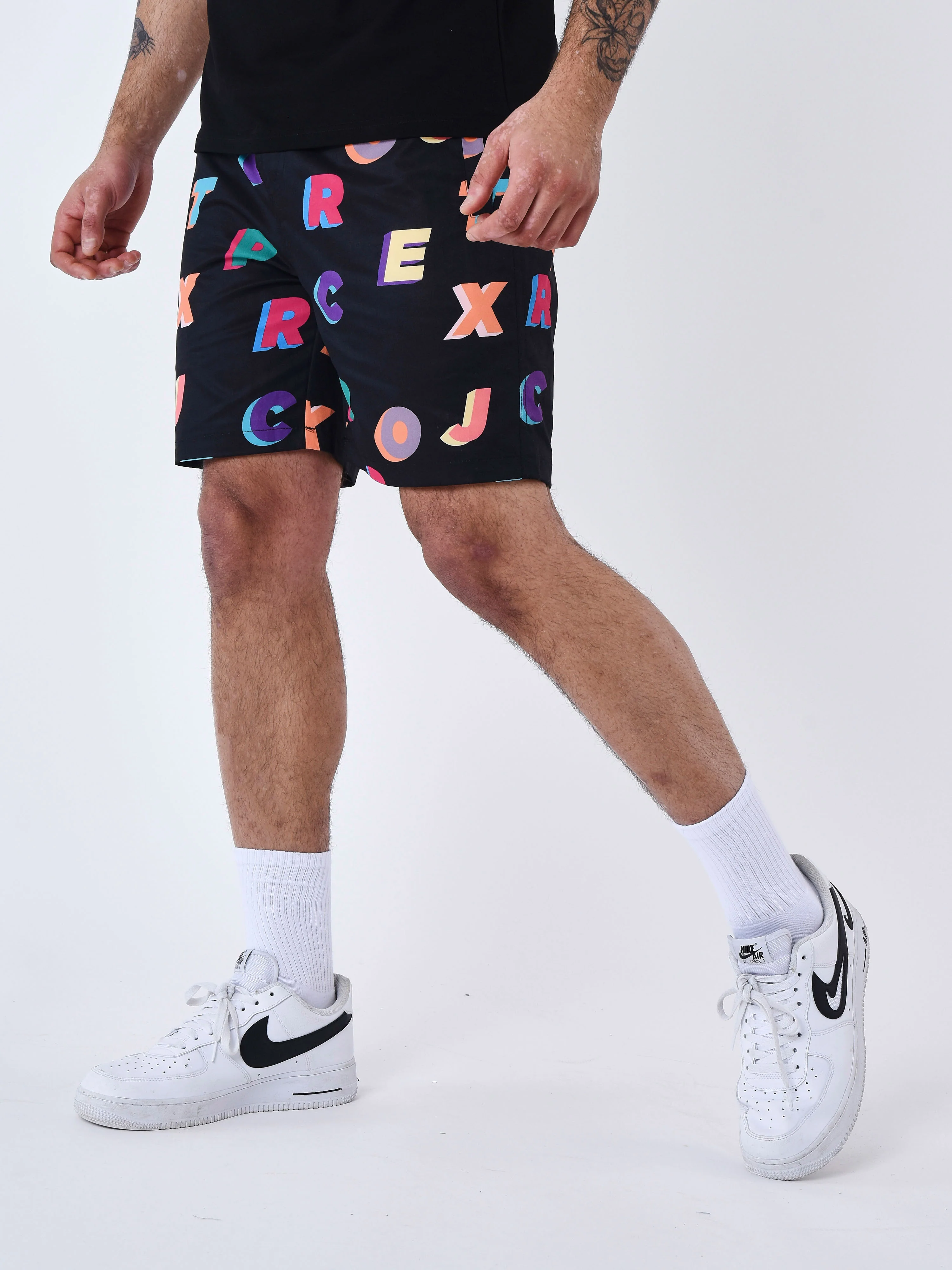 Short de bain Imprimé logo multicolores - Image 5