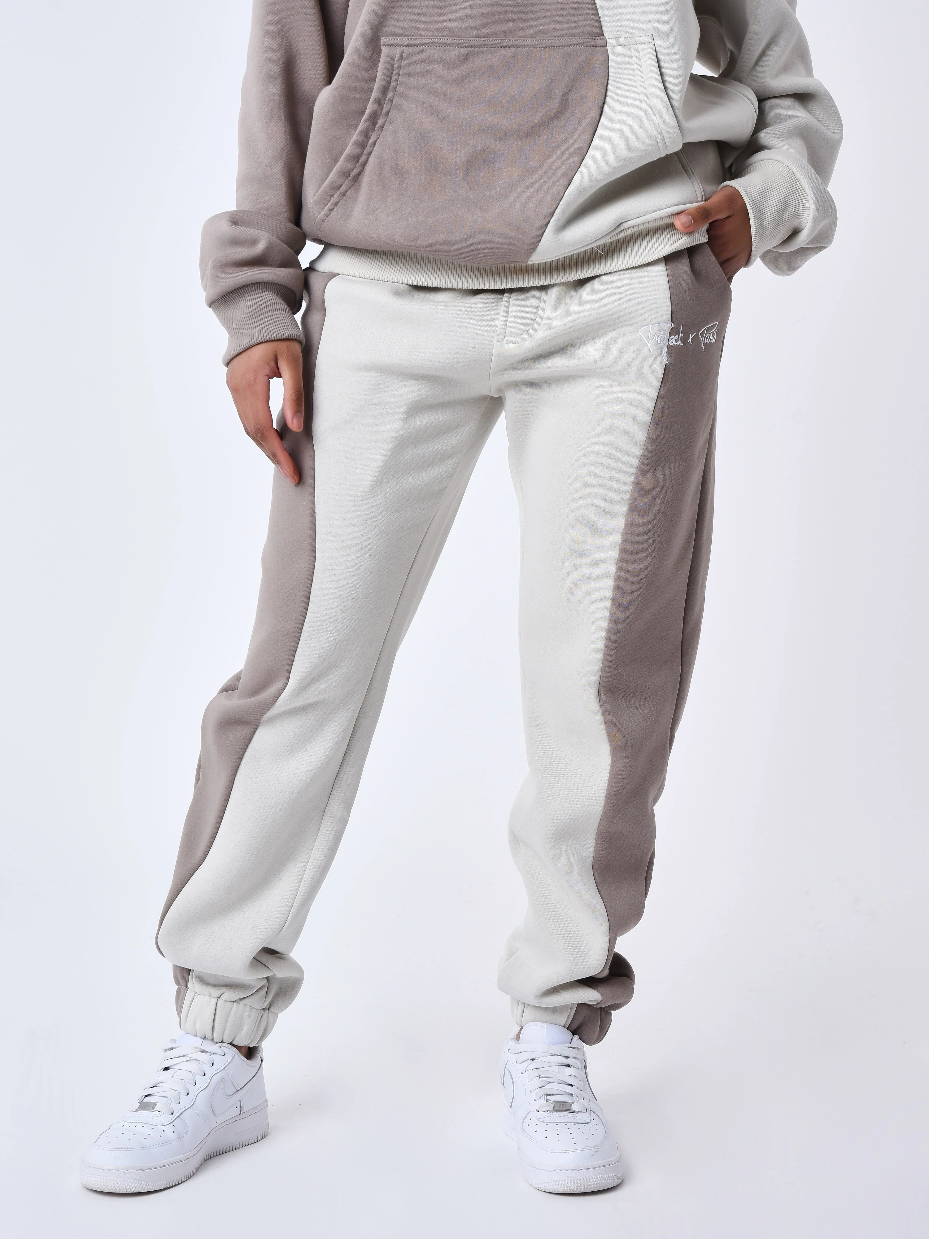 Bas de jogging bicolore style vague - Image 8