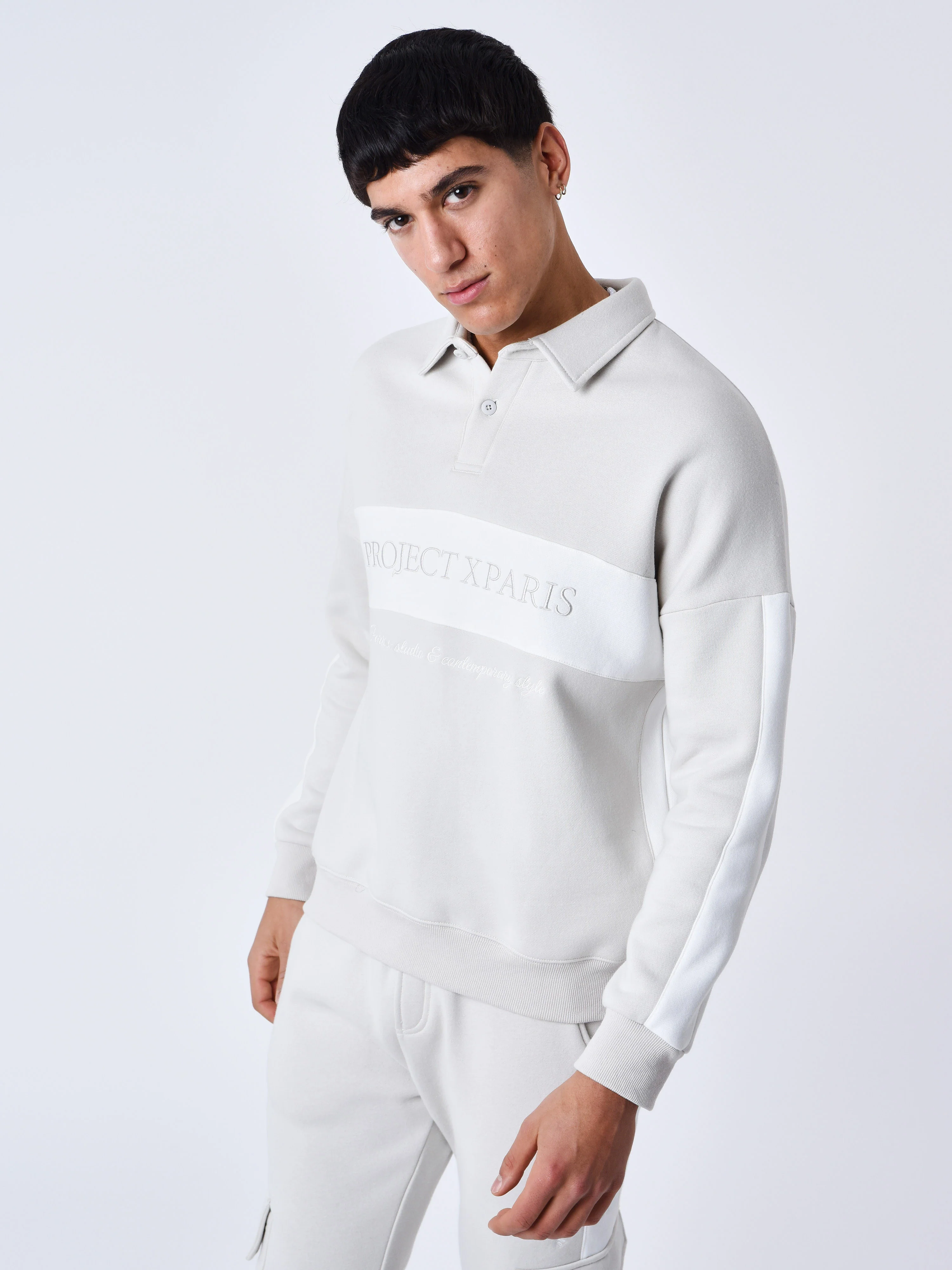 Sweat col polo Bande - Image 4