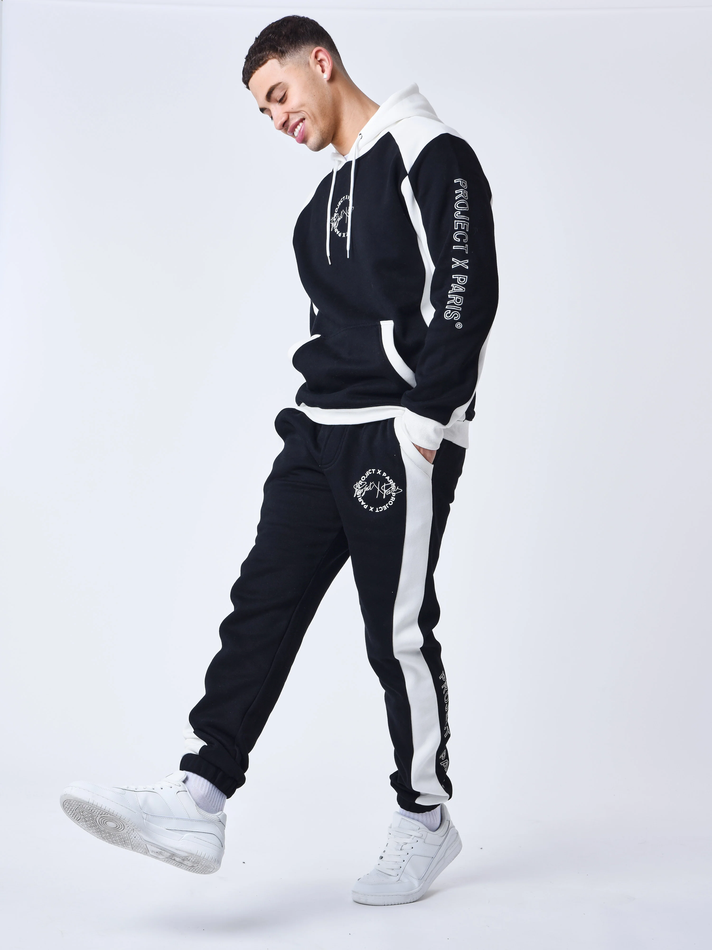 Bas de jogging bicolore