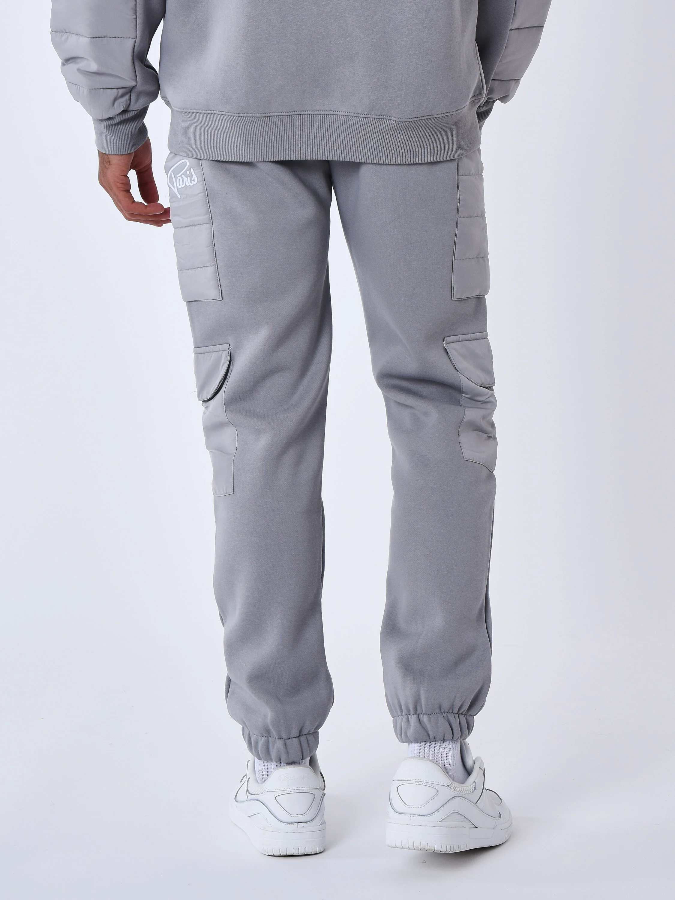 Bas de jogging à empiècement bimatière - Image 3