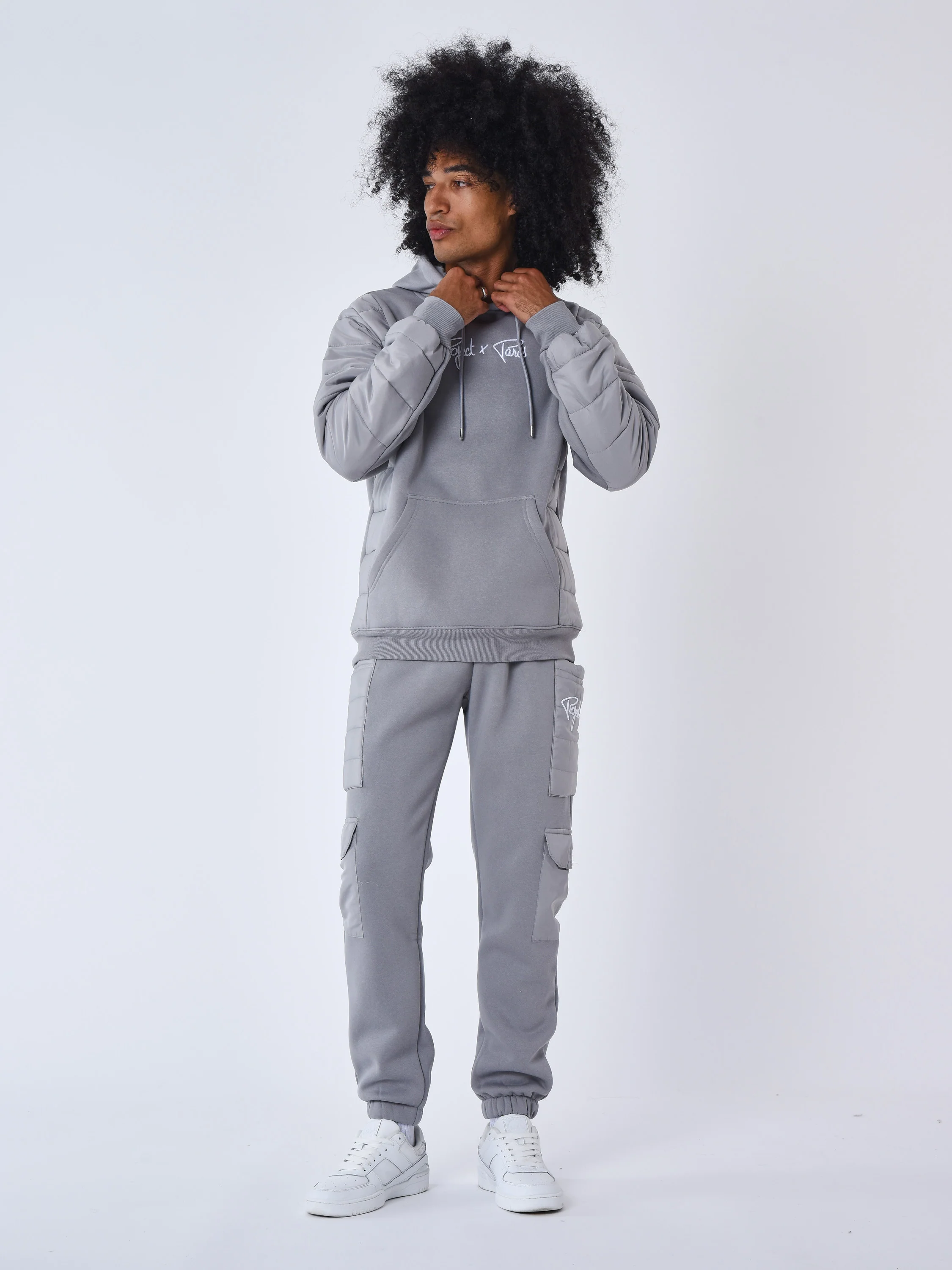 Bas de jogging à empiècement bimatière - Image 4