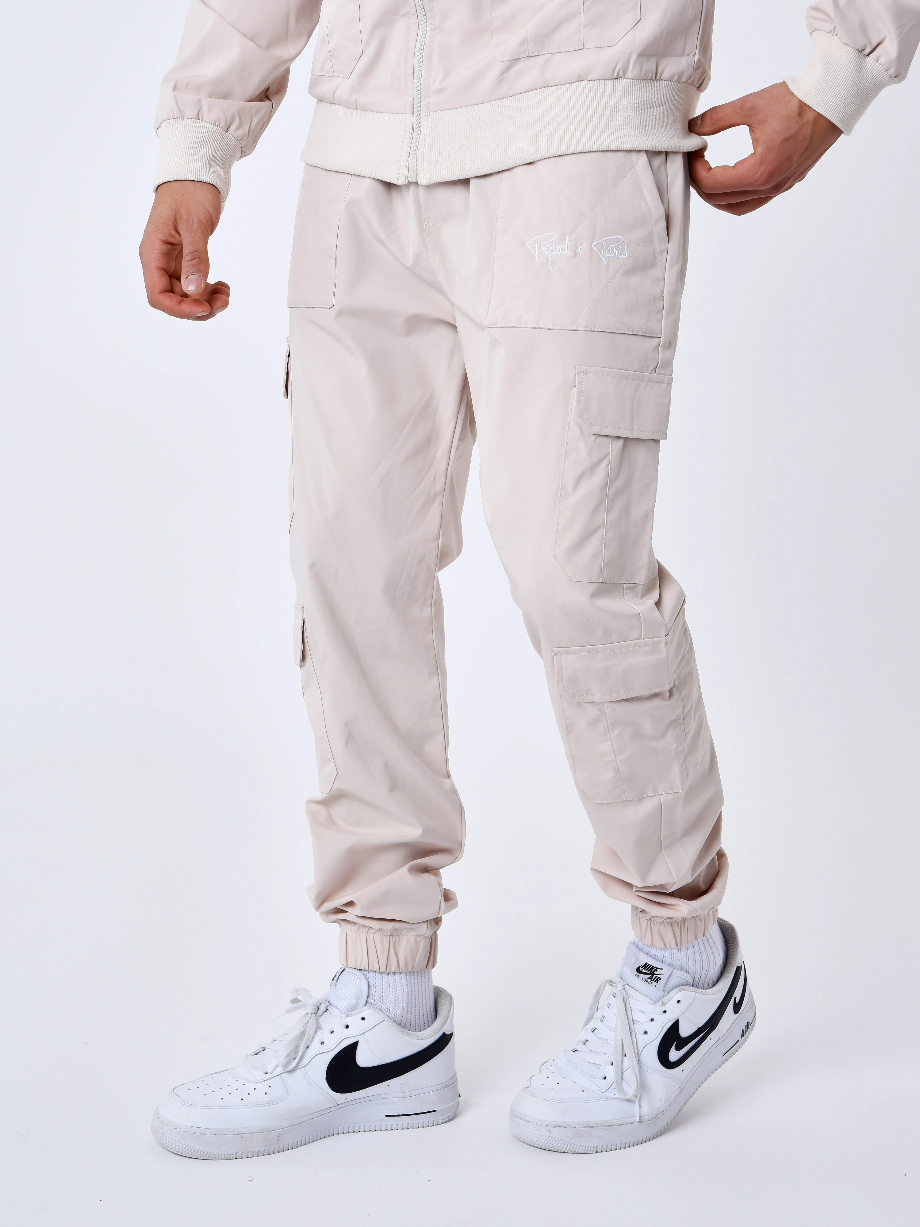 Pantalons cargo avec empiècement - Image 4