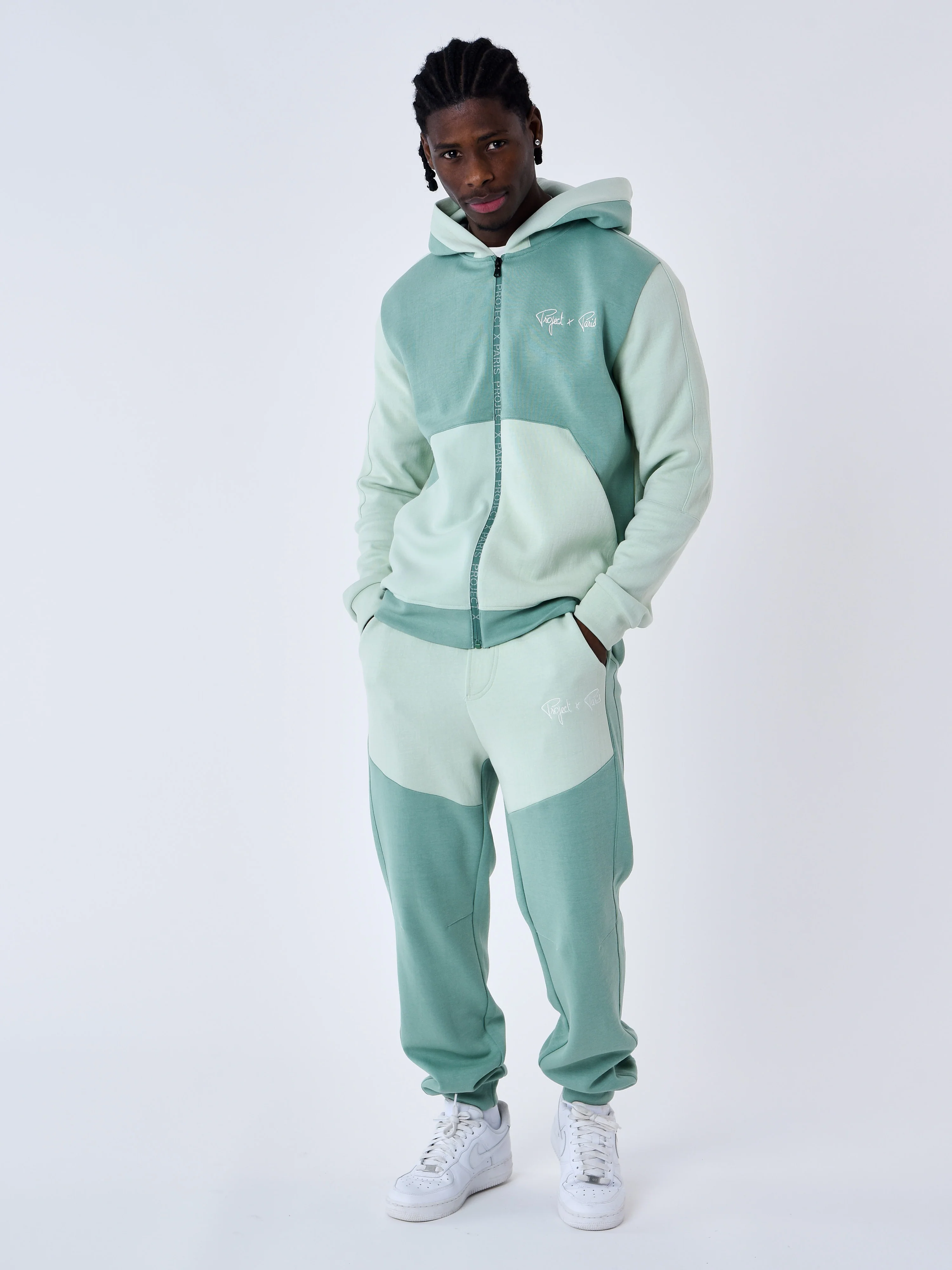 Bas de jogging two tone